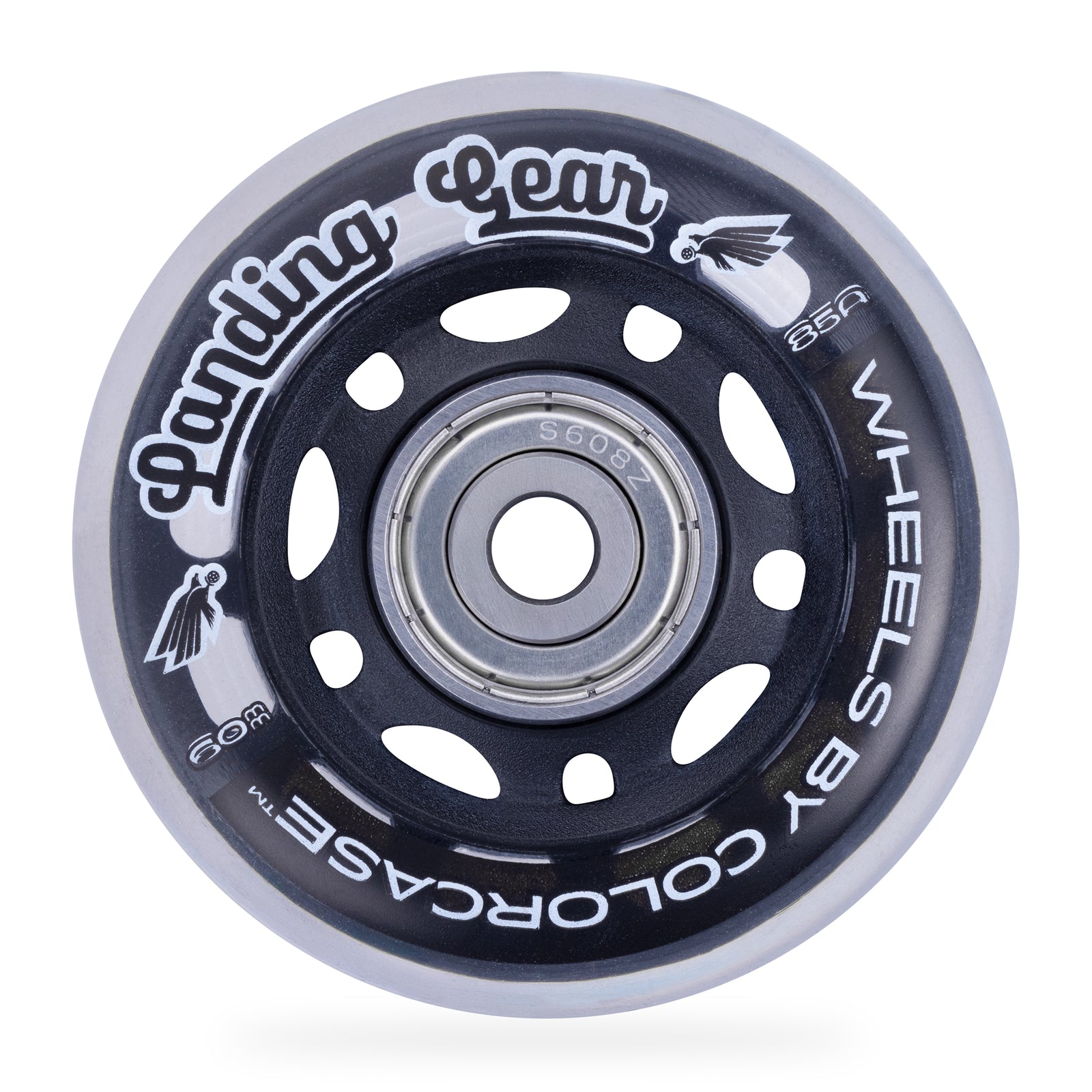 Black - ColorCase Landing Gear Wheels for Pelican Protector 1510 and 1560 Cases