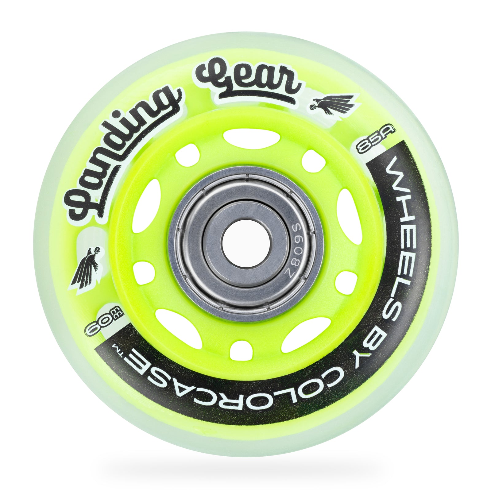Lime Green - ColorCase Landing Gear Wheels for Pelican Protector 1510 and 1560 Cases