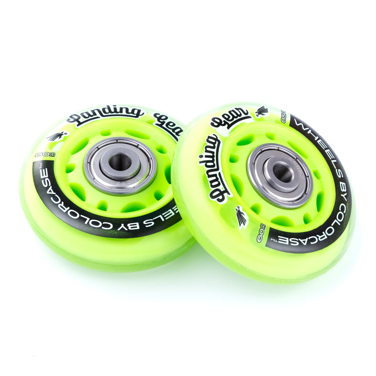 Lime Green - ColorCase Landing Gear Wheels for Pelican Protector 1510 and 1560 Cases