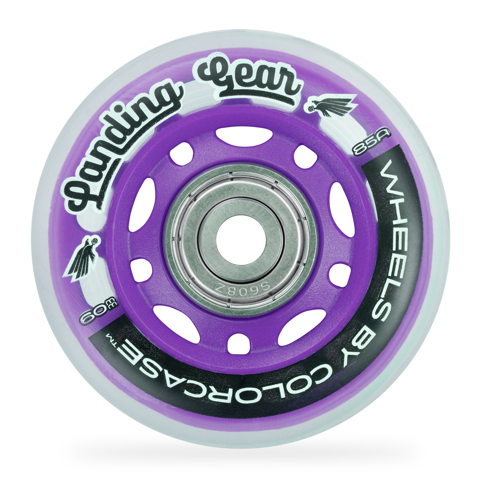 Purple - ColorCase Landing Gear Wheels for Pelican Protector 1510 and 1560 Cases