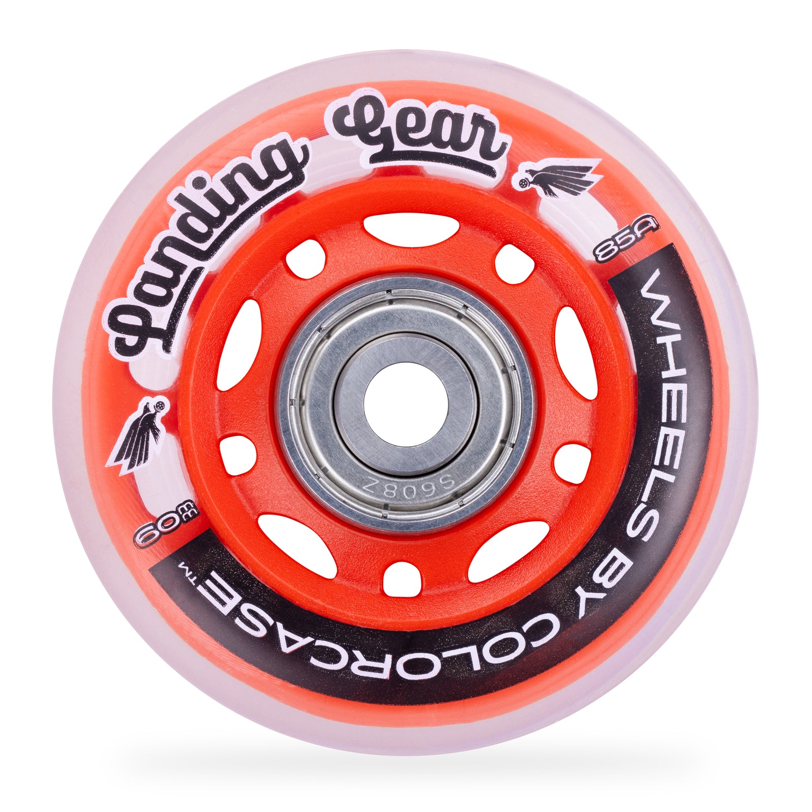 Red - ColorCase Landing Gear Wheels for Pelican Protector 1510 and 1560 Cases