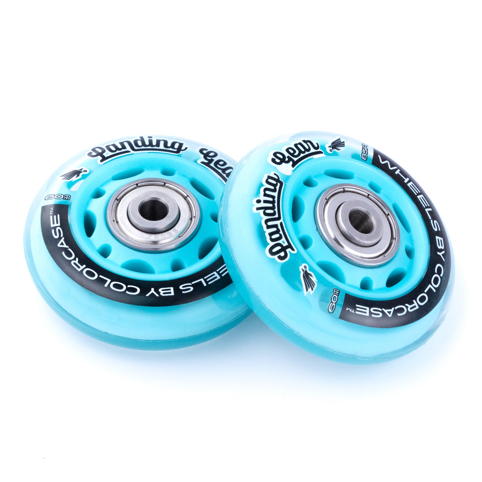 Teal - ColorCase Landing Gear Wheels for Pelican Protector 1510 and 1560 Cases