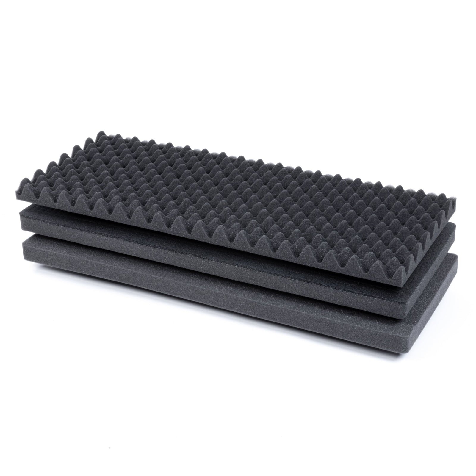 Pelican 1700 Replacement Foam Set (3 Pieces) - 1 Skinned Pluck, 1 Solid & 1 Convoluted Lid Foam -