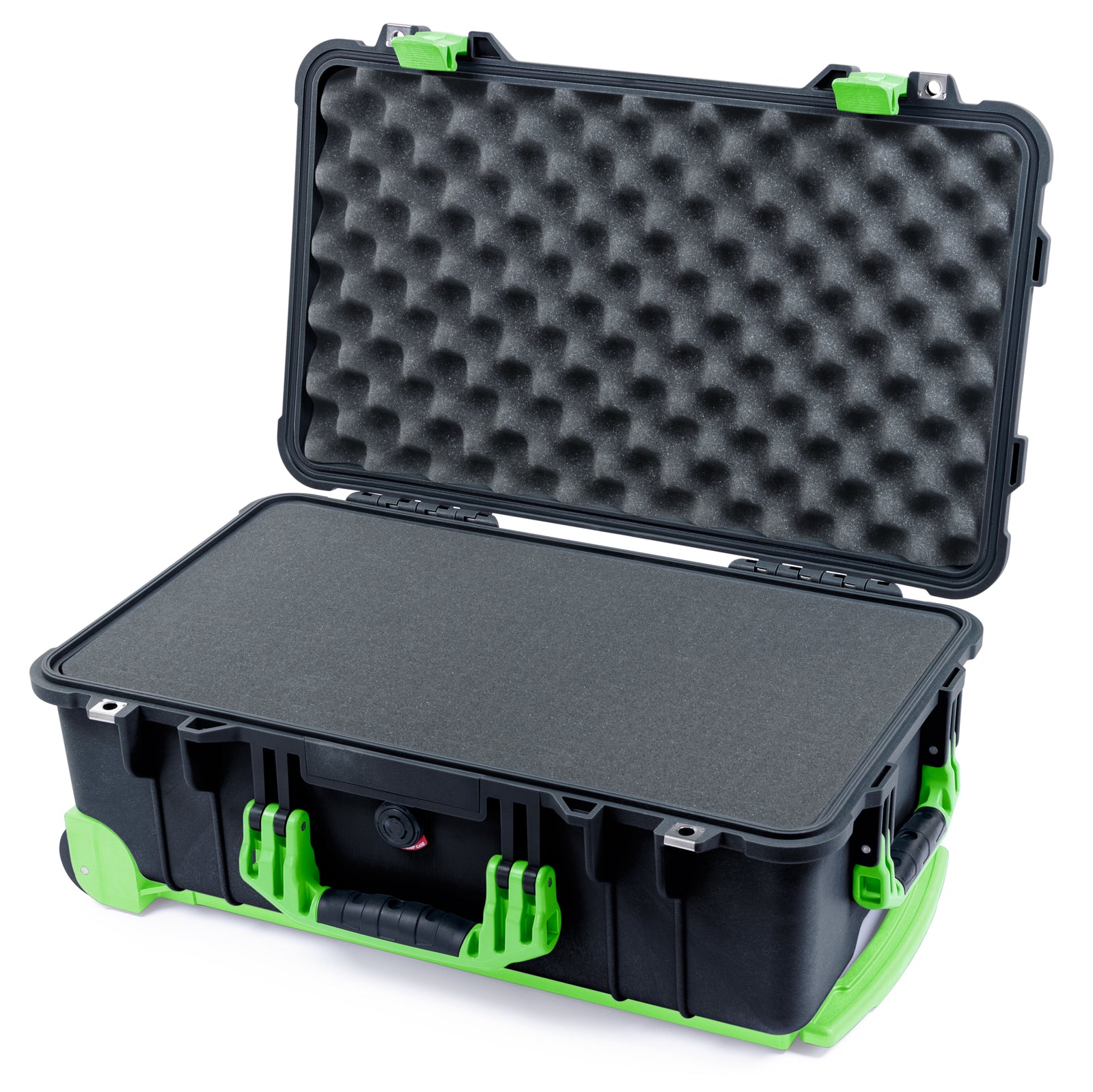 Pelican 1510 Case - Black & Lime Green Trolley