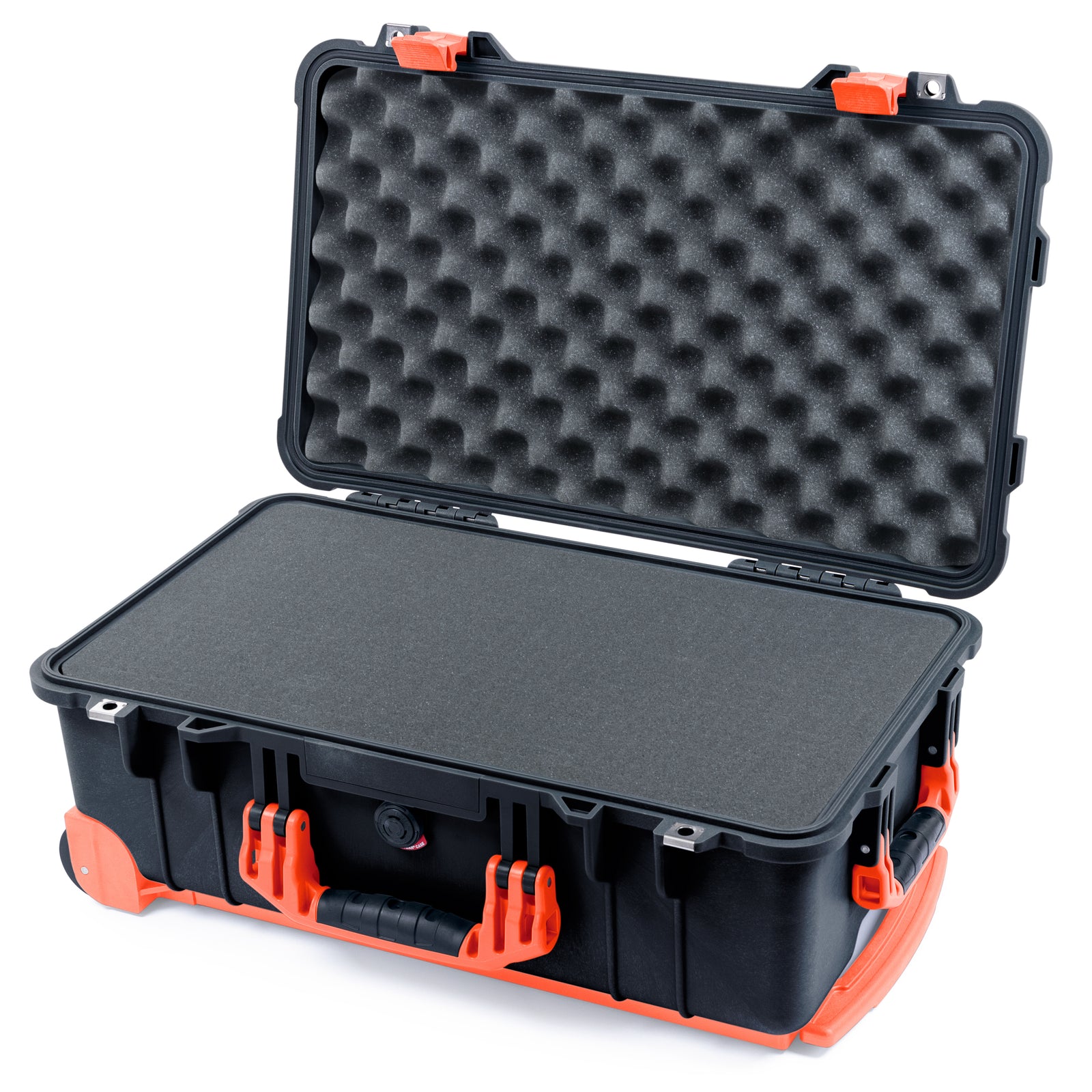 Pelican 1510 Case - Black & Orange Trolley