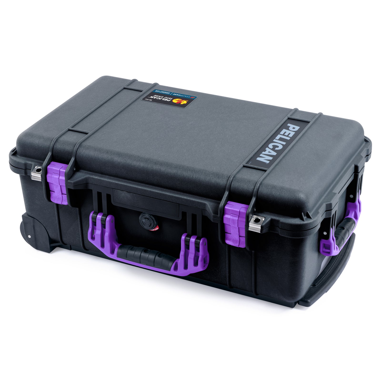 Pelican 1510 Case - Black & Purple