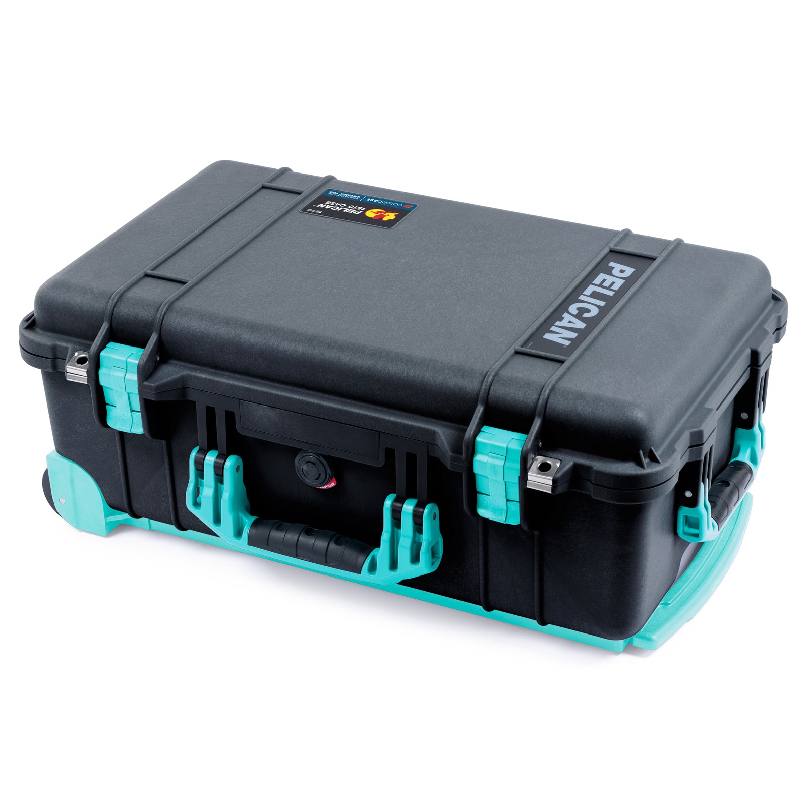 Pelican 1510 Case - Black & Teal Trolley