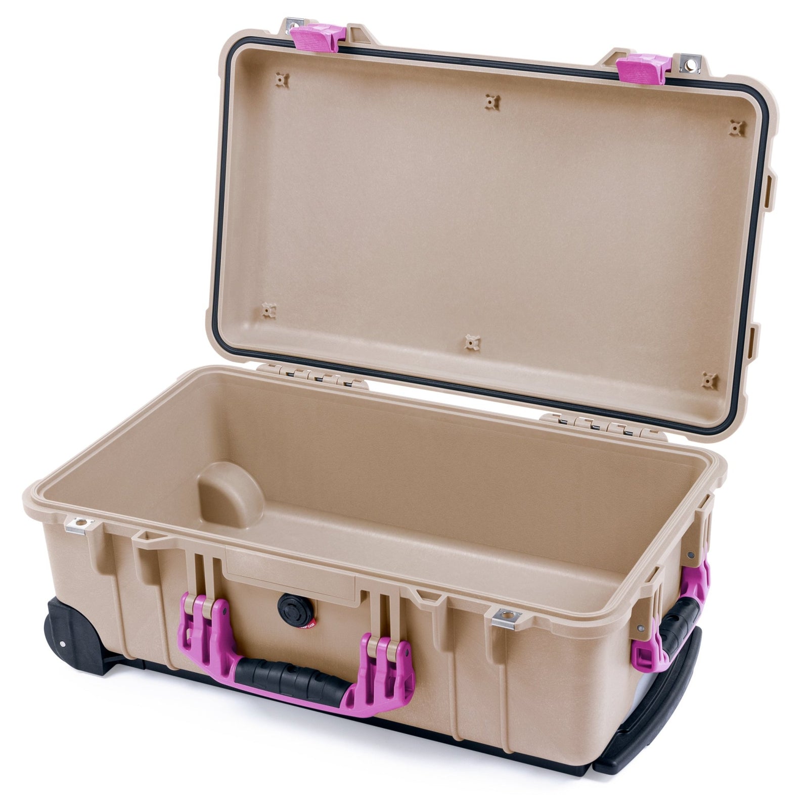 Pelican 1510 Case - Desert Tan & Magenta - Empty (Case Only)
