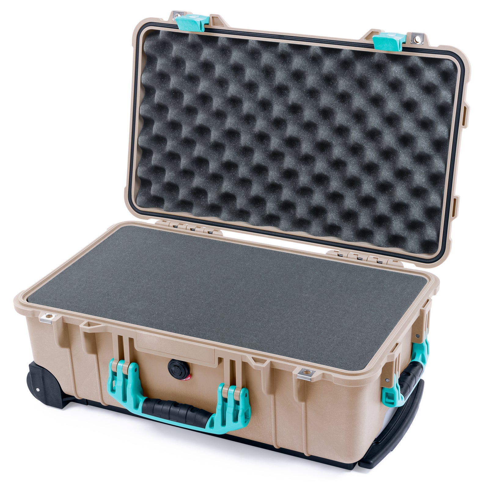 Pelican 1510 Case - Desert Tan & Teal