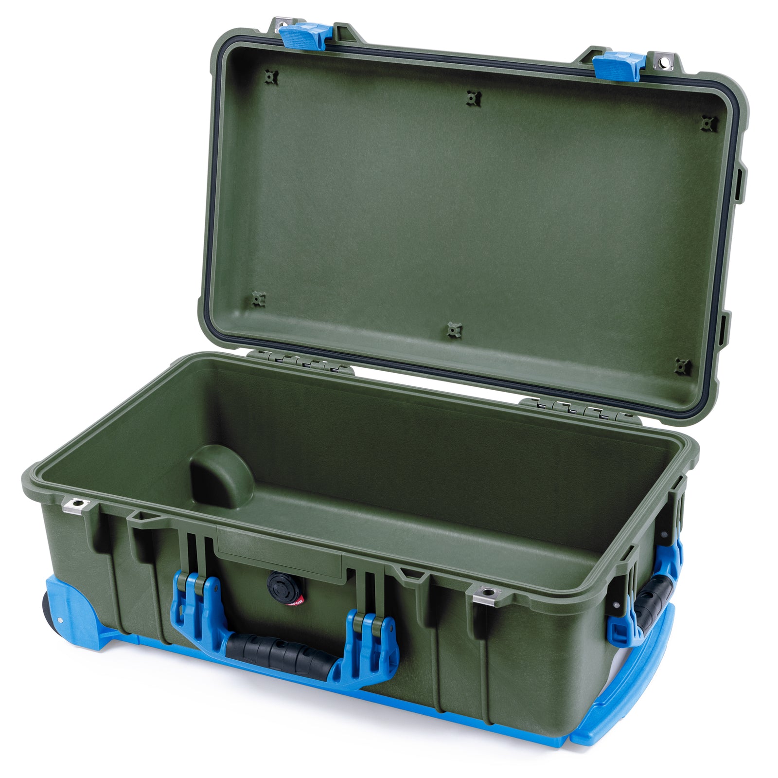 Pelican 1510 Case - OD Green & Blue Trolley