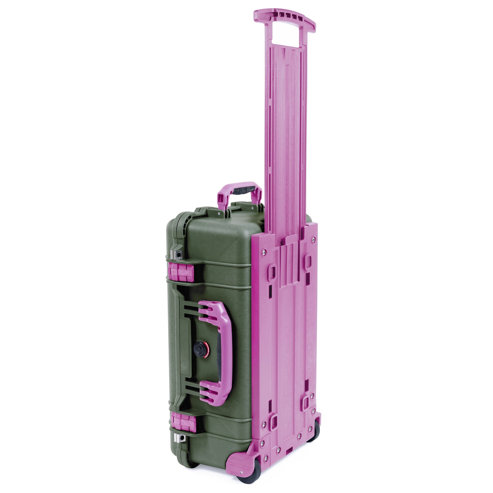 Pelican 1510 Case - OD Green & Magenta Trolley
