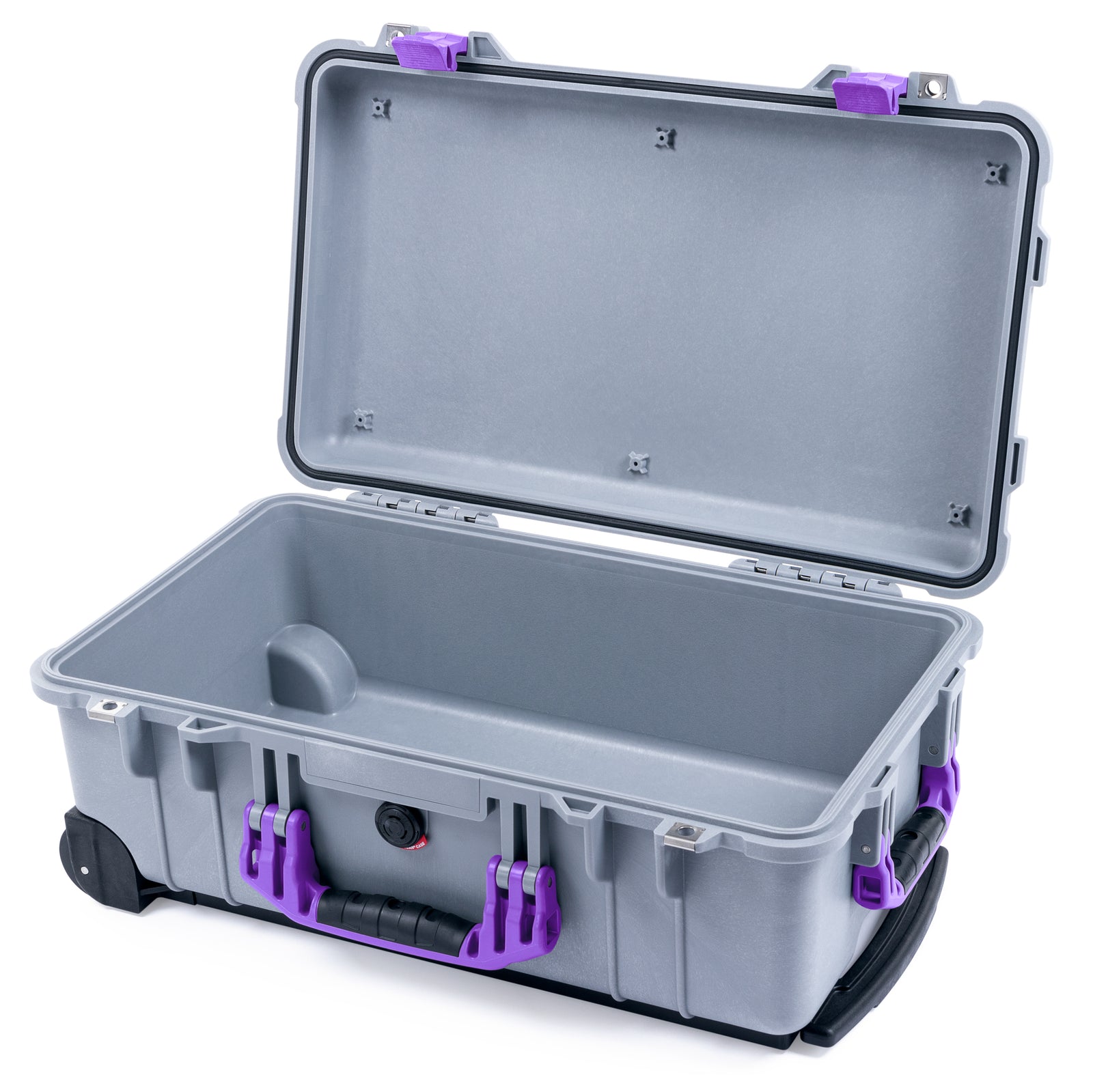 Pelican 1510 Case - Silver & Purple