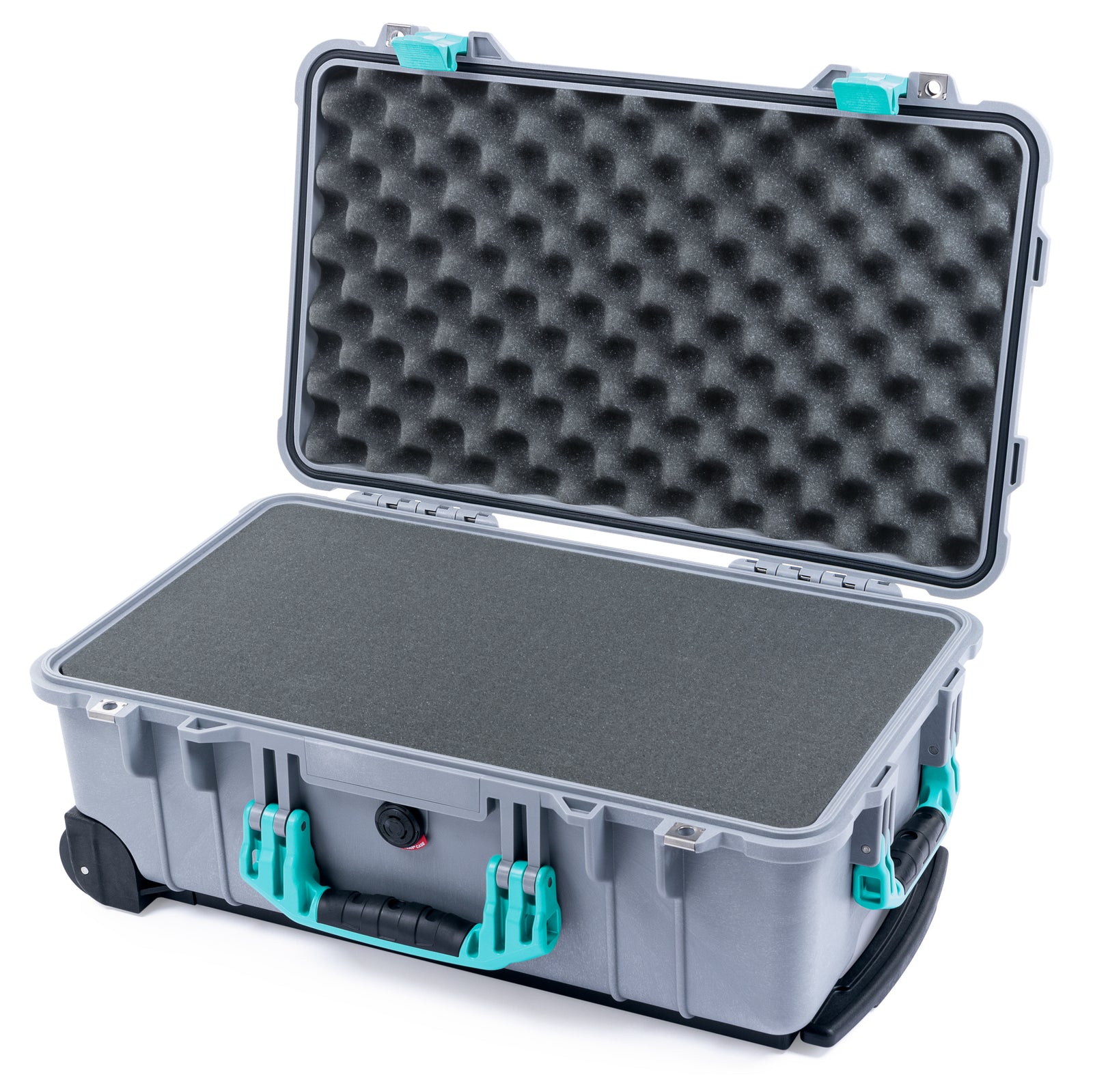 Pelican 1510 Case - Silver & Teal