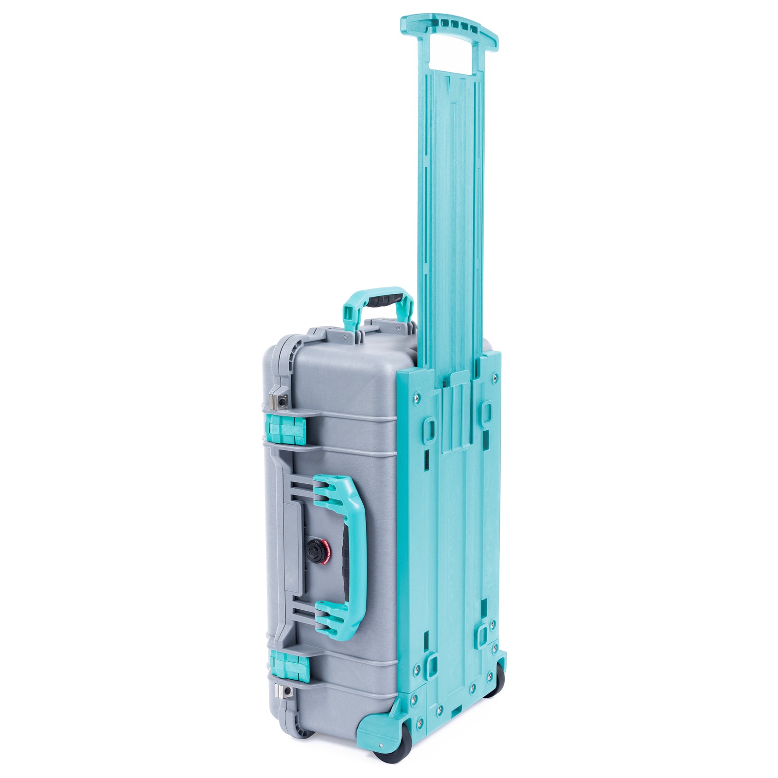 Pelican 1510 Case - Silver & Teal Trolley