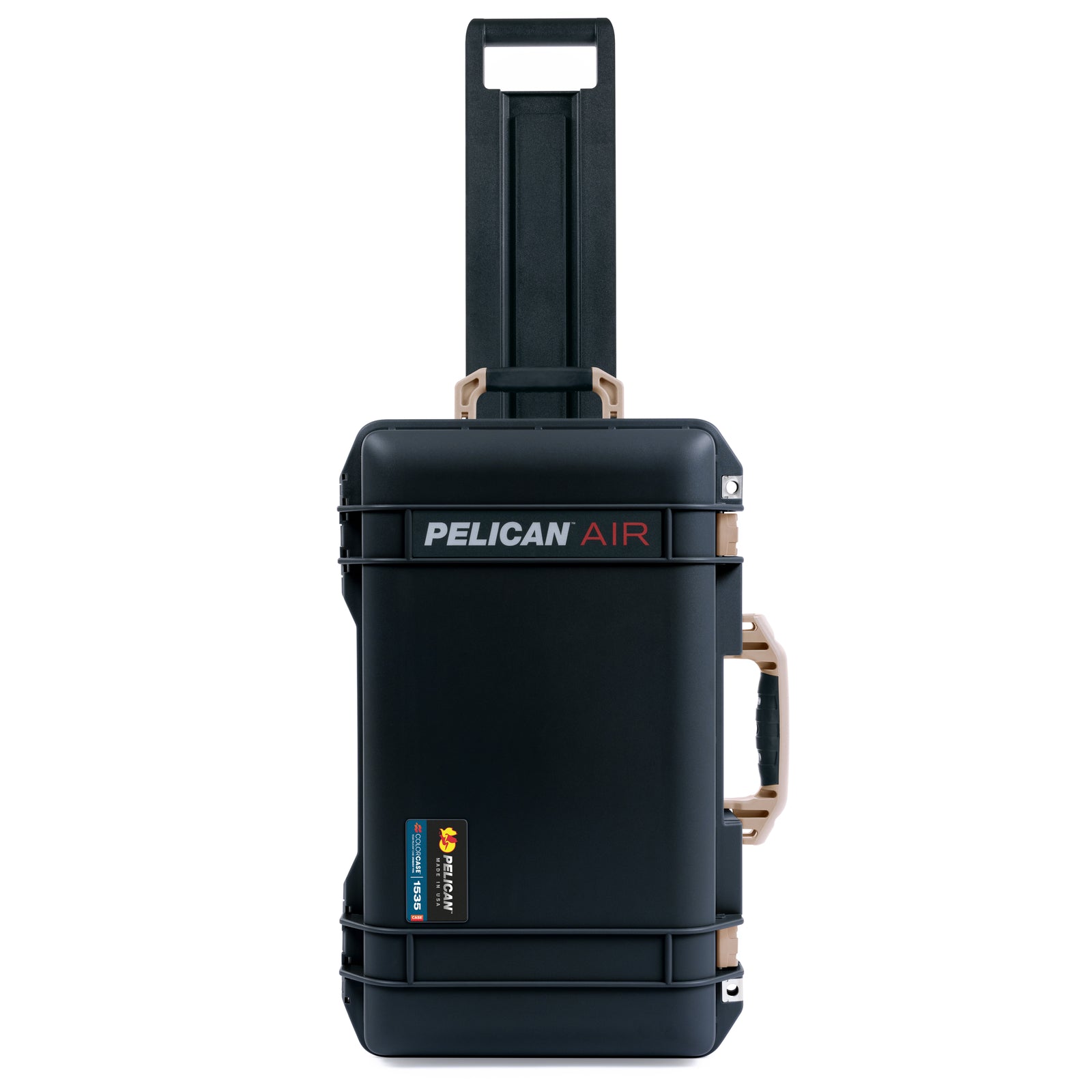 Pelican 1535 Air Carry-on Case - Black & Desert Tan