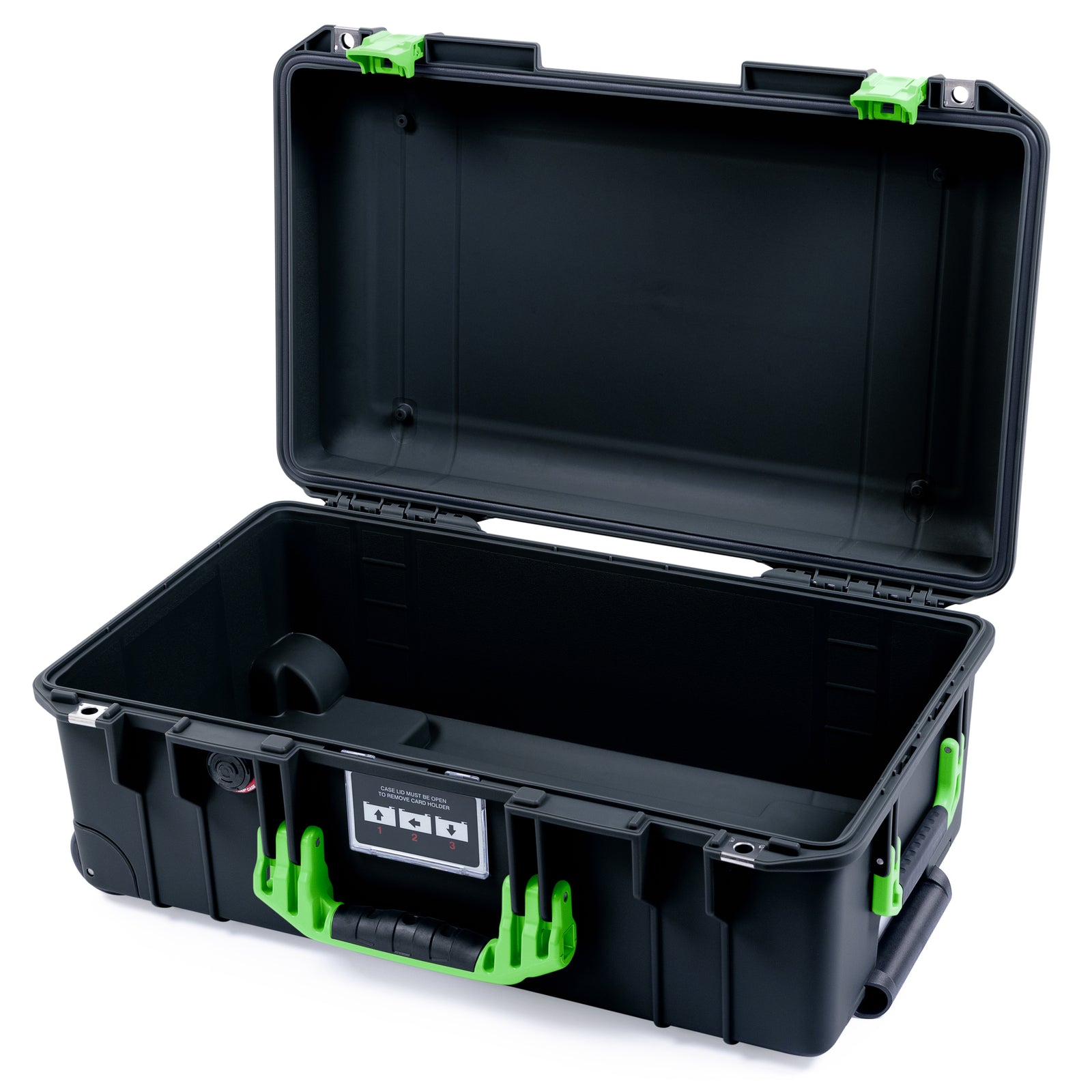 Pelican 1535 Air Carry-on Case - Black & Lime Green