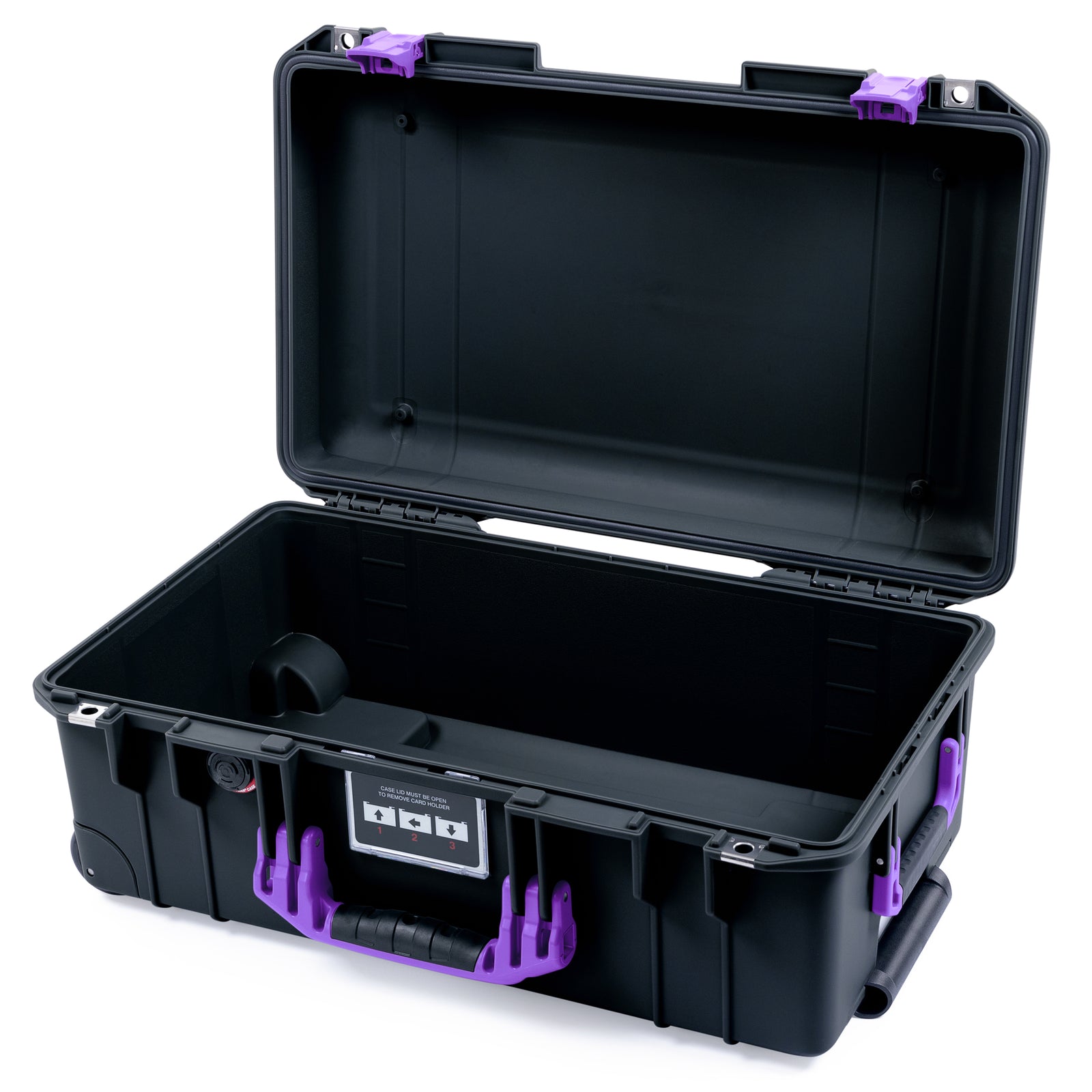 Pelican 1535 Air Carry-on Case - Black & Purple