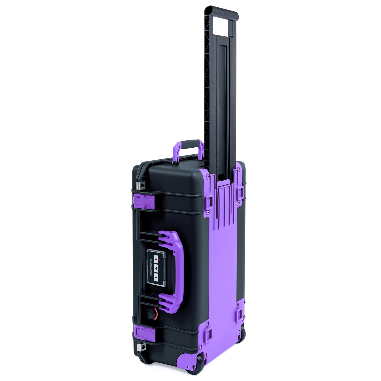 Pelican 1535 Air Carry-on Case - Black & Purple Trolley
