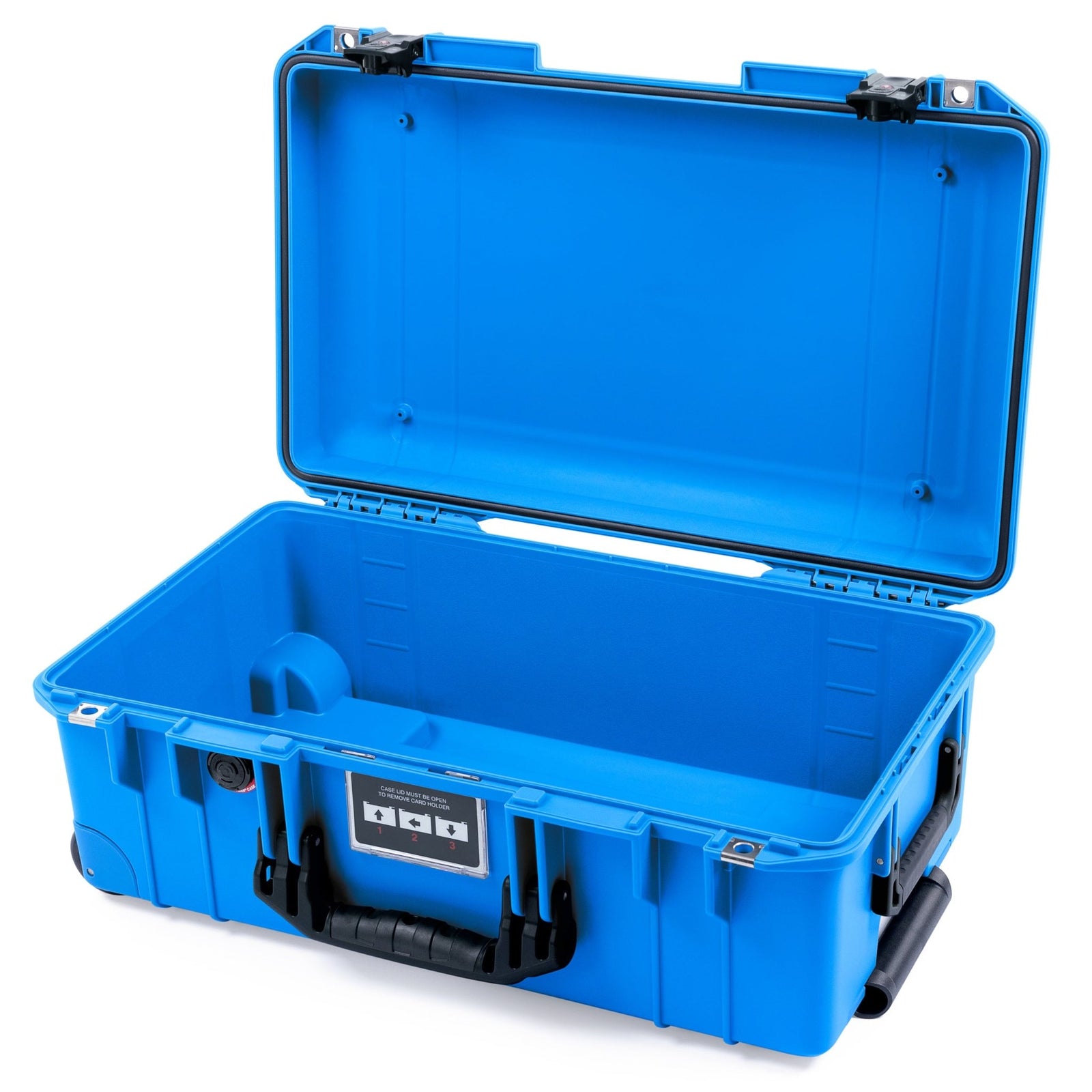 Pelican 1535 Air Carry-on Case - Electric Blue & Black TSA Latches - Empty
