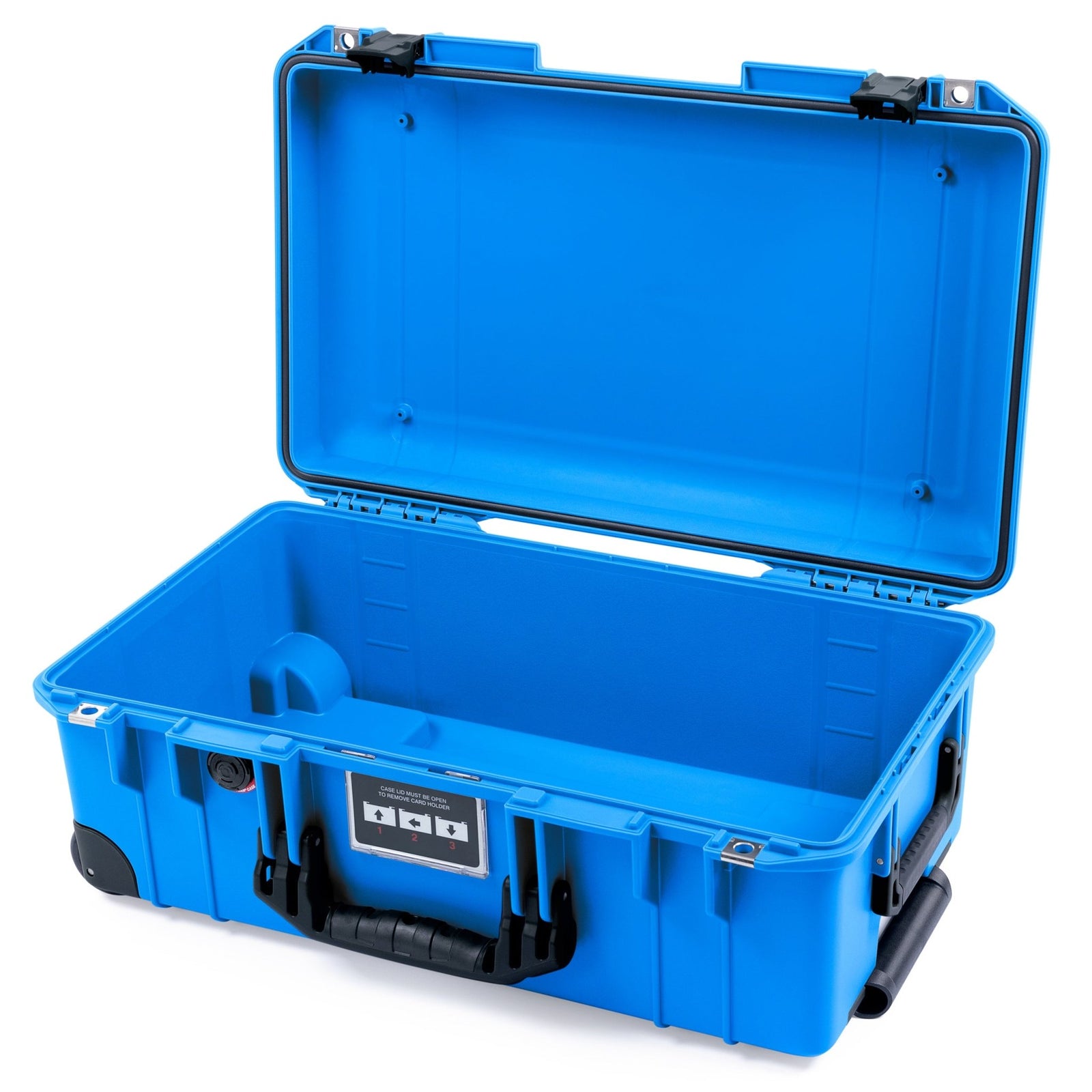 Pelican 1535 Air Carry-on Case - Electric Blue & Black Trolley - Empty