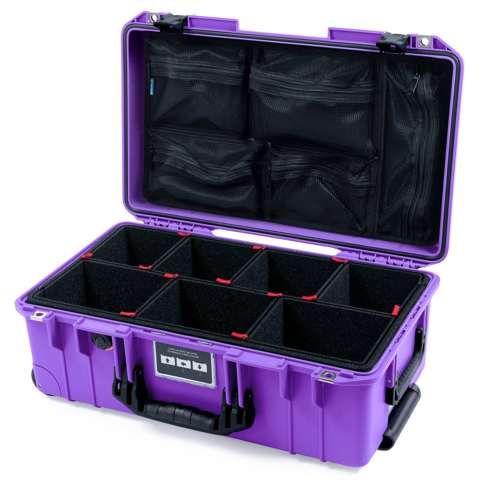 Pelican 1535 Air Carry-on Case - Galaxy Purple & Black