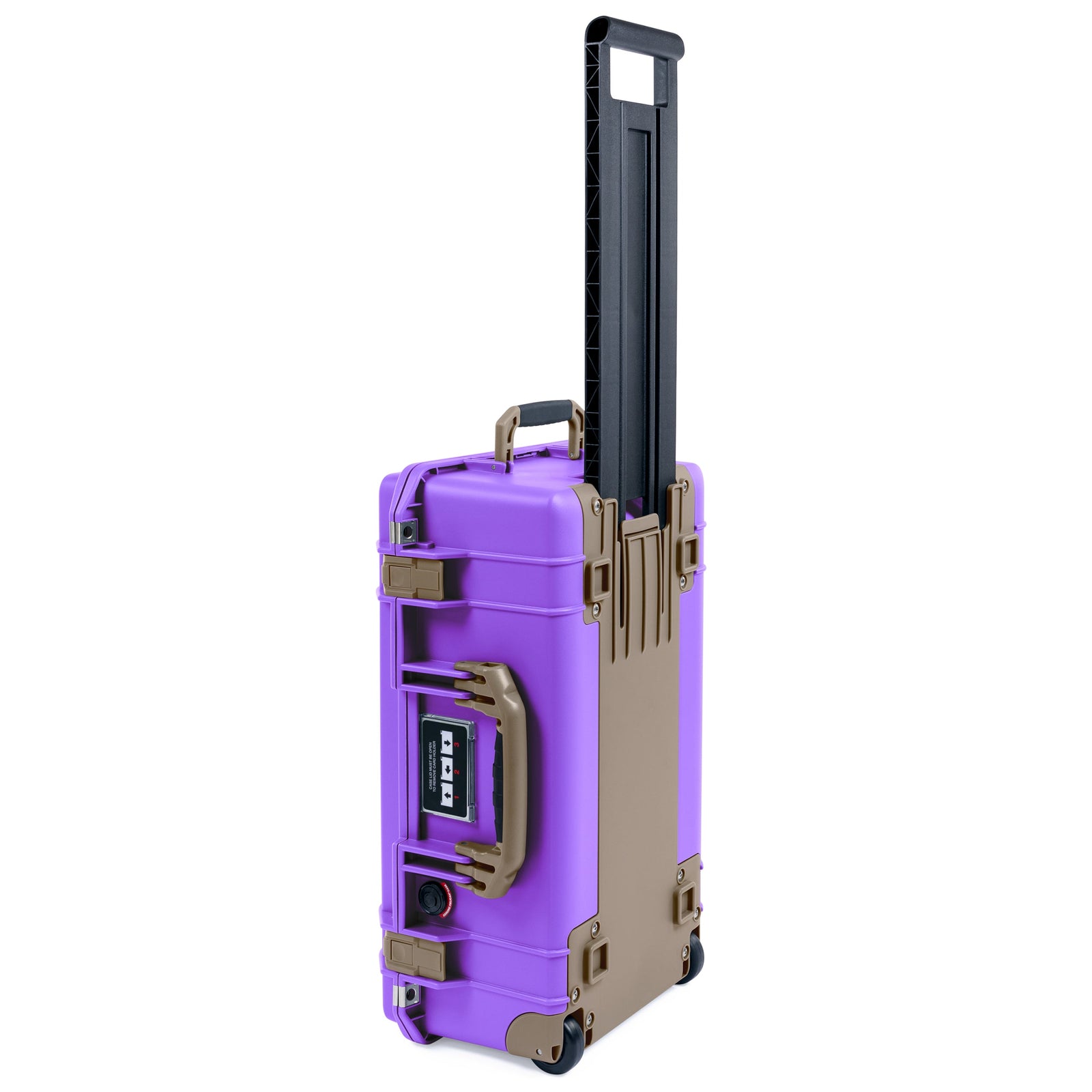 Pelican 1535 Air Carry-on Case - Galaxy Purple & Dark Desert Dirt Trolley