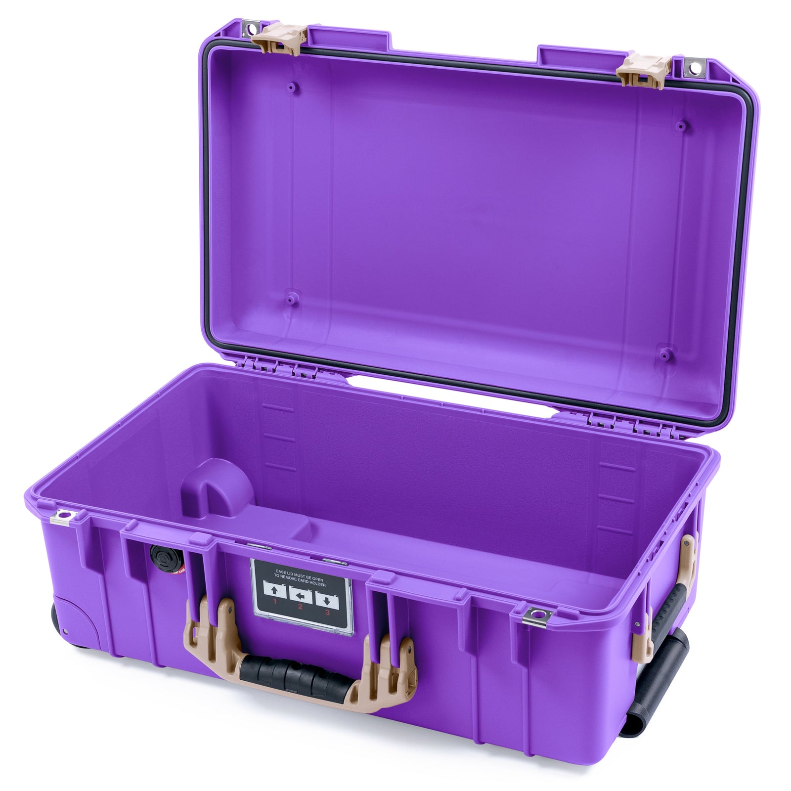 Pelican 1535 Air Carry-on Case - Galaxy Purple & Desert Tan