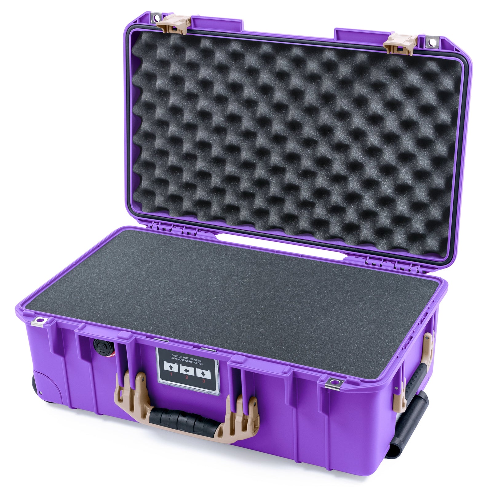 Pelican 1535 Air Carry-on Case - Galaxy Purple & Desert Tan