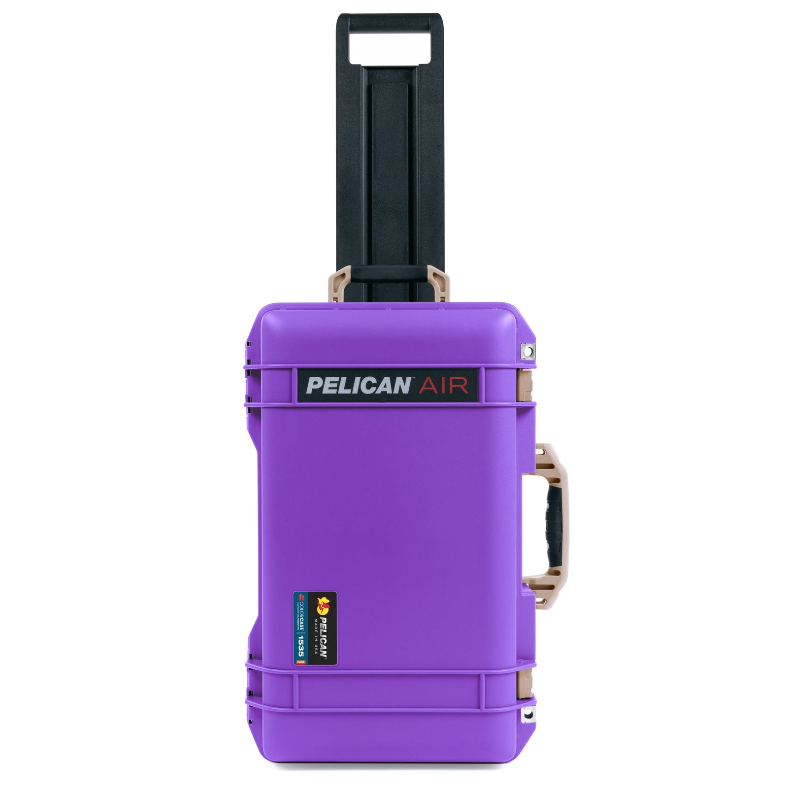 Pelican 1535 Air Carry-on Case - Galaxy Purple & Desert Tan