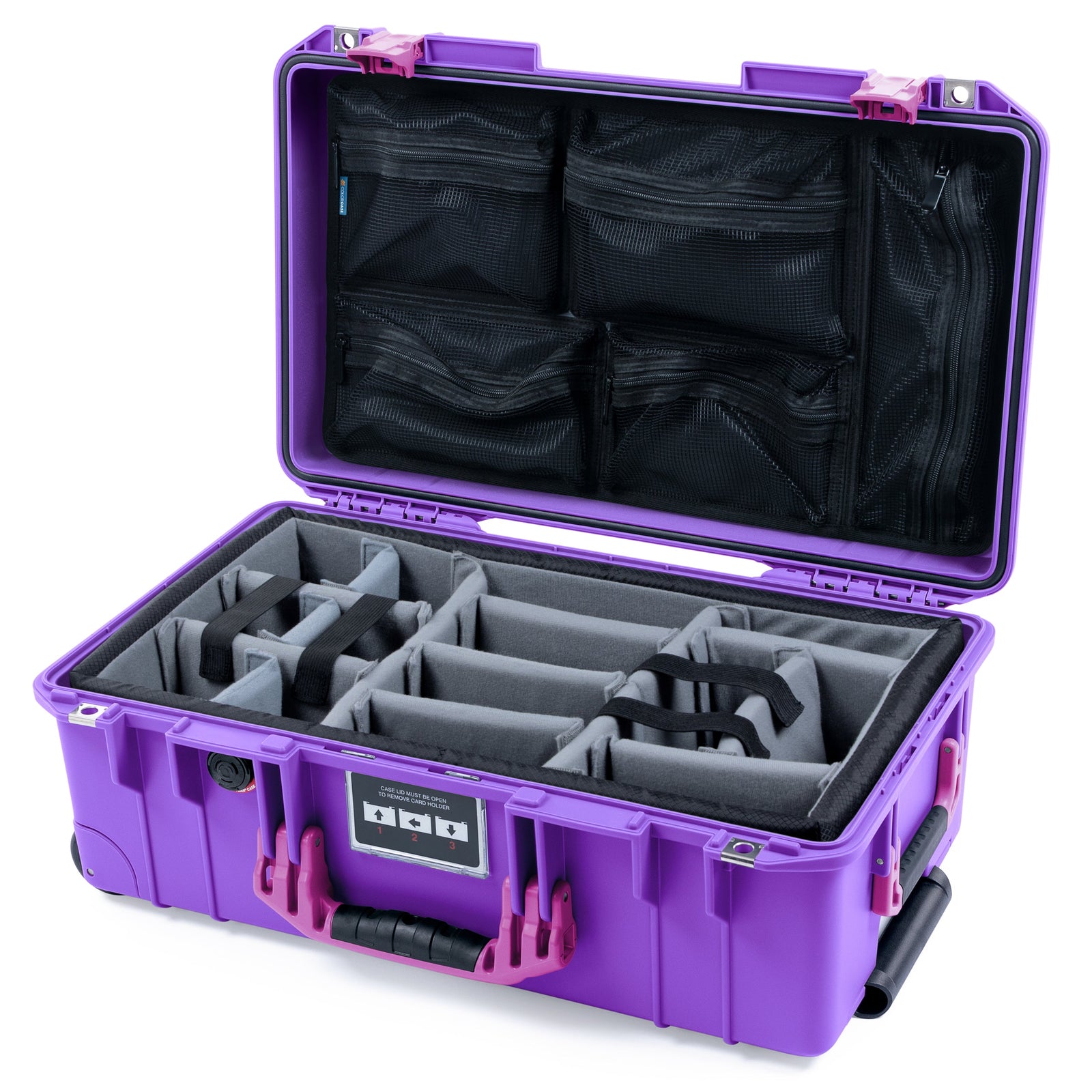 Pelican 1535 Air Carry-on Case - Galaxy Purple & Magenta
