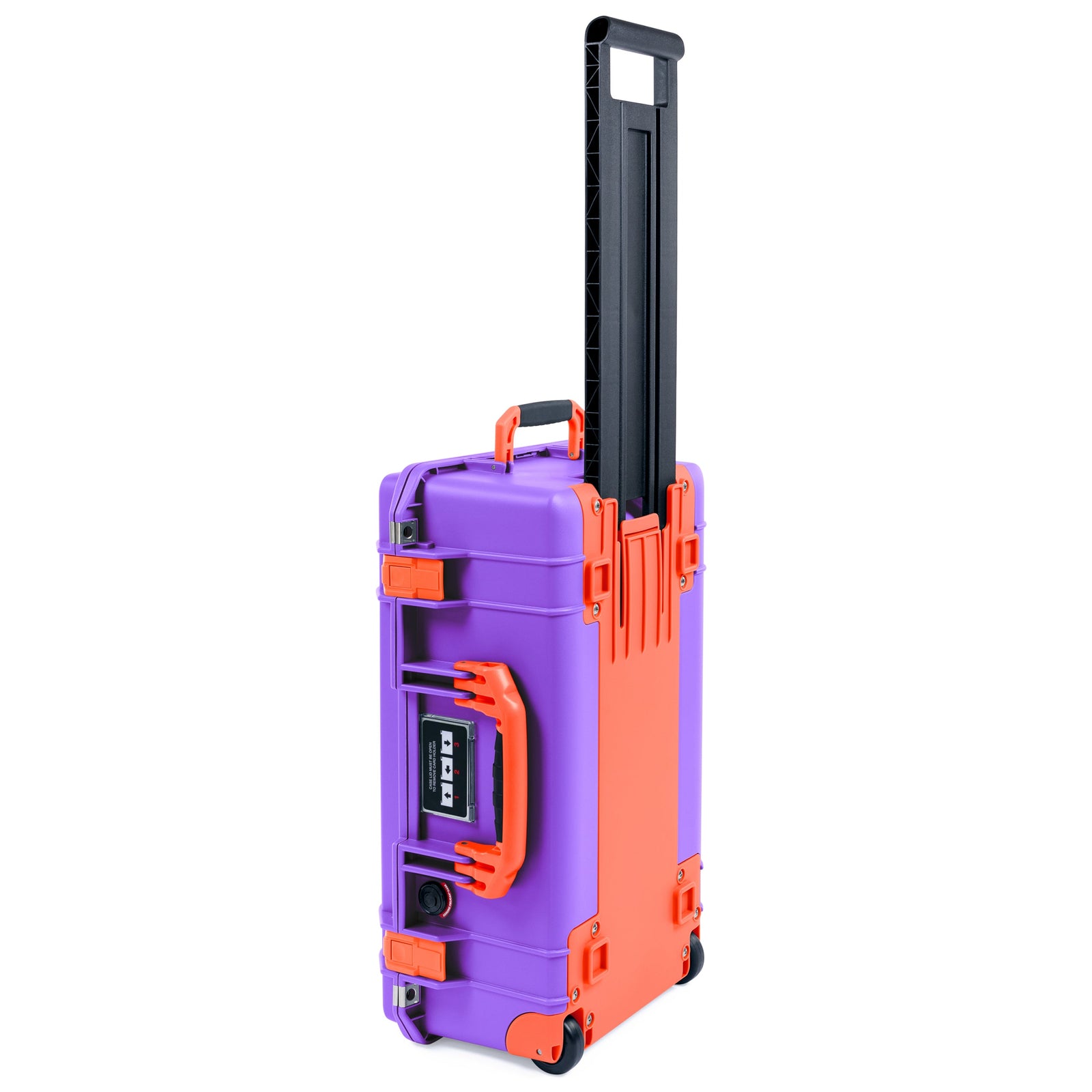 Pelican 1535 Air Carry-on Case - Galaxy Purple & Orange Trolley