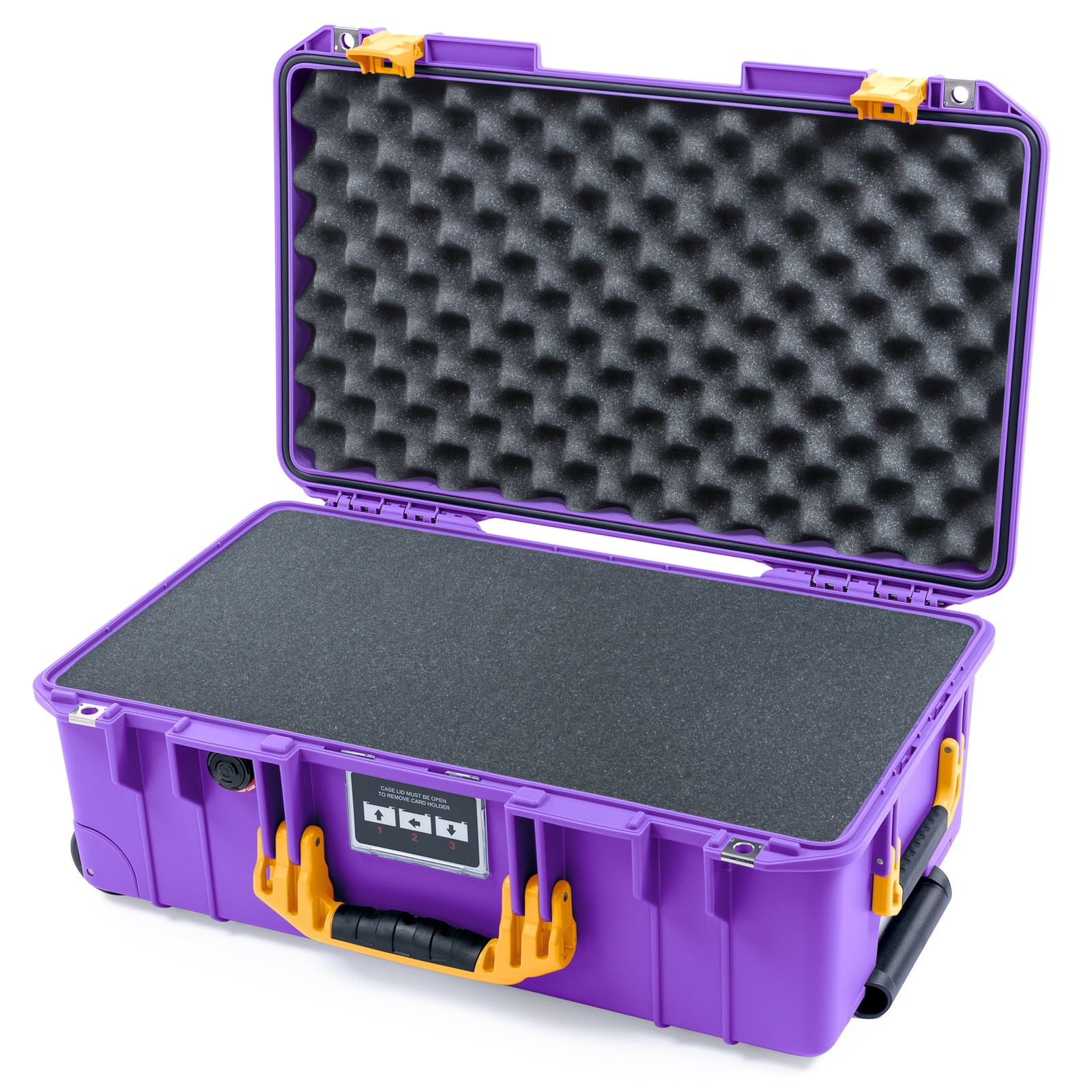 Pelican 1535 Air Carry-on Case - Galaxy Purple & Yellow