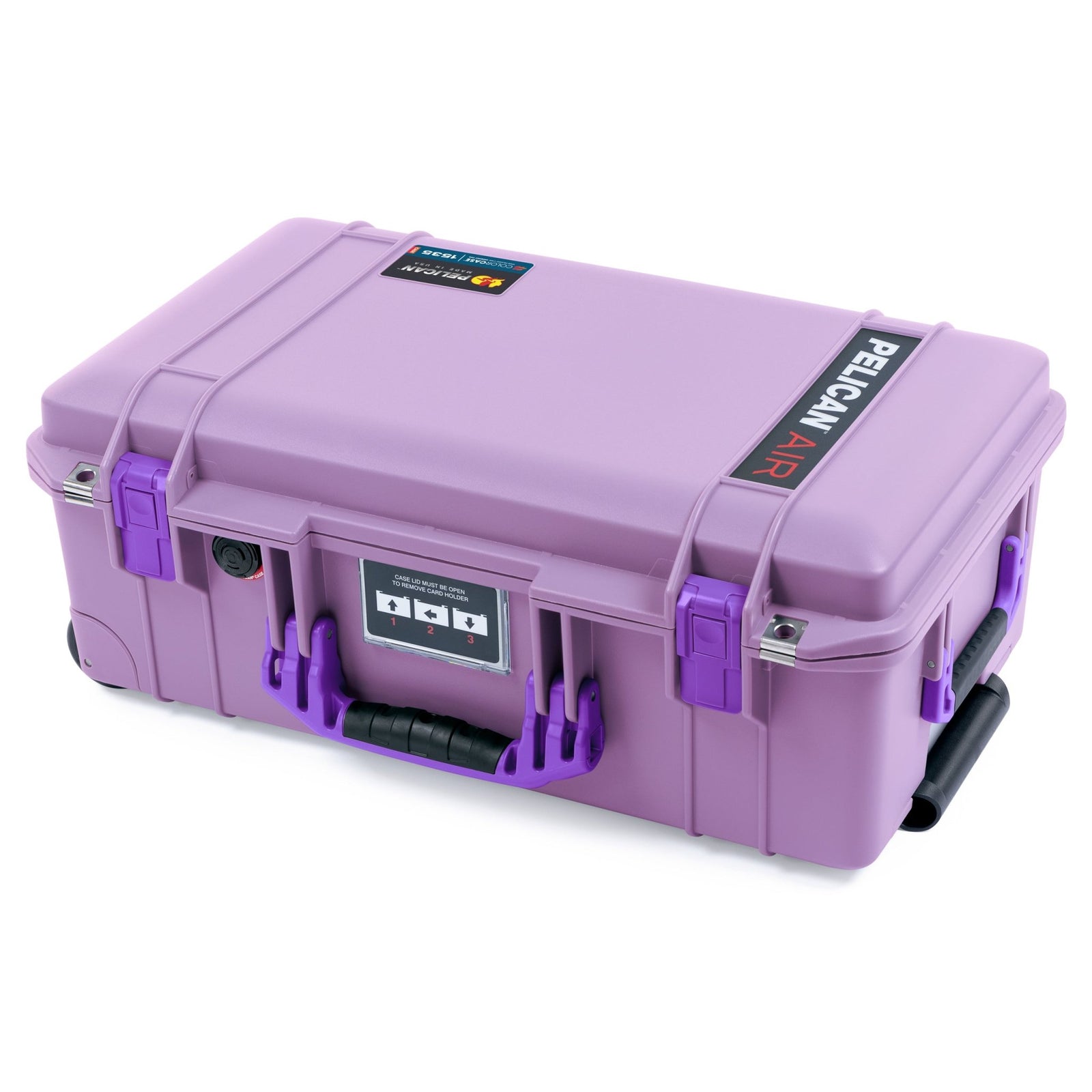 Pelican 1535 Air Carry - on Case - Lilac & Purple - Empty