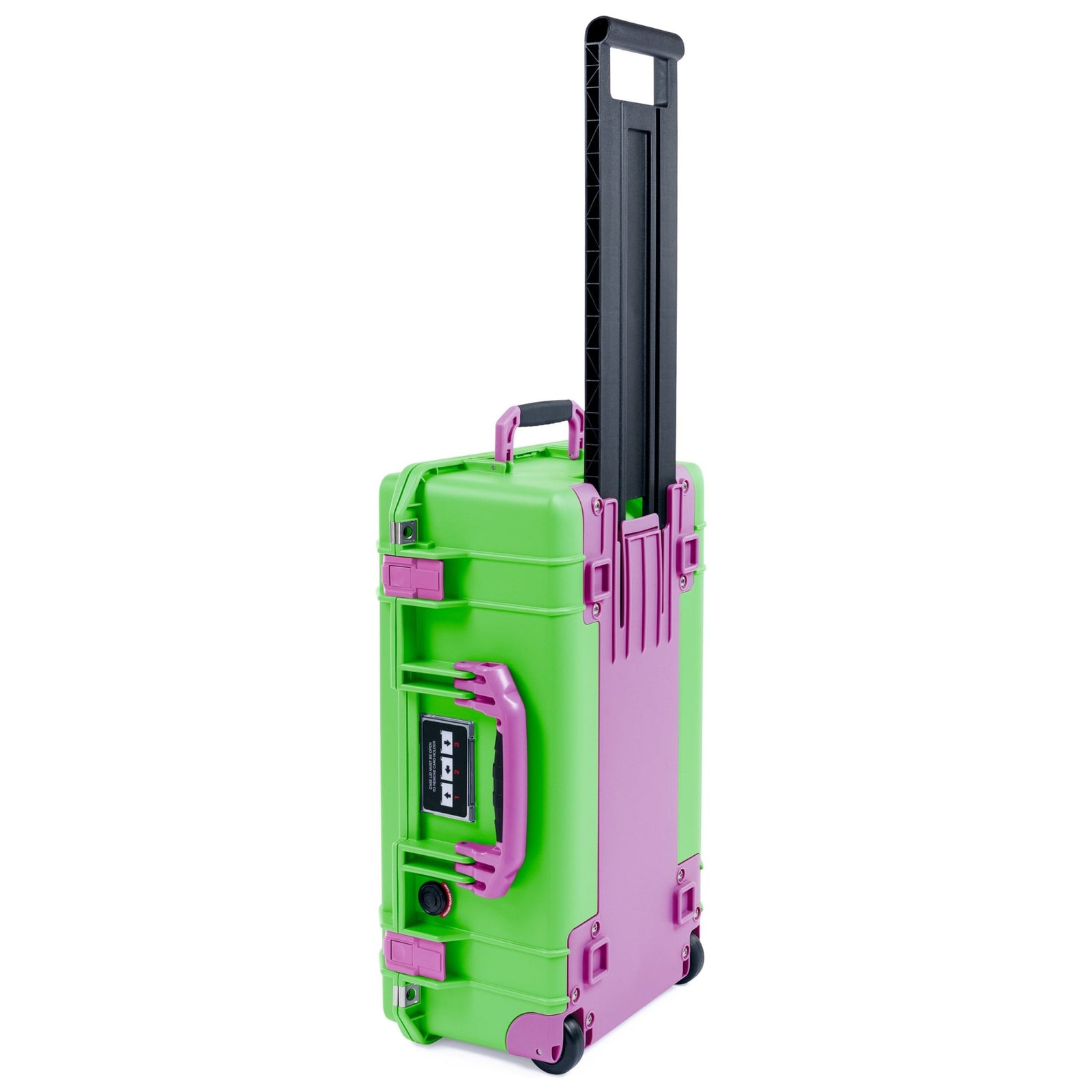 Pelican 1535 Air Carry - on Case - Lime Green & Magenta Trolley - Empty