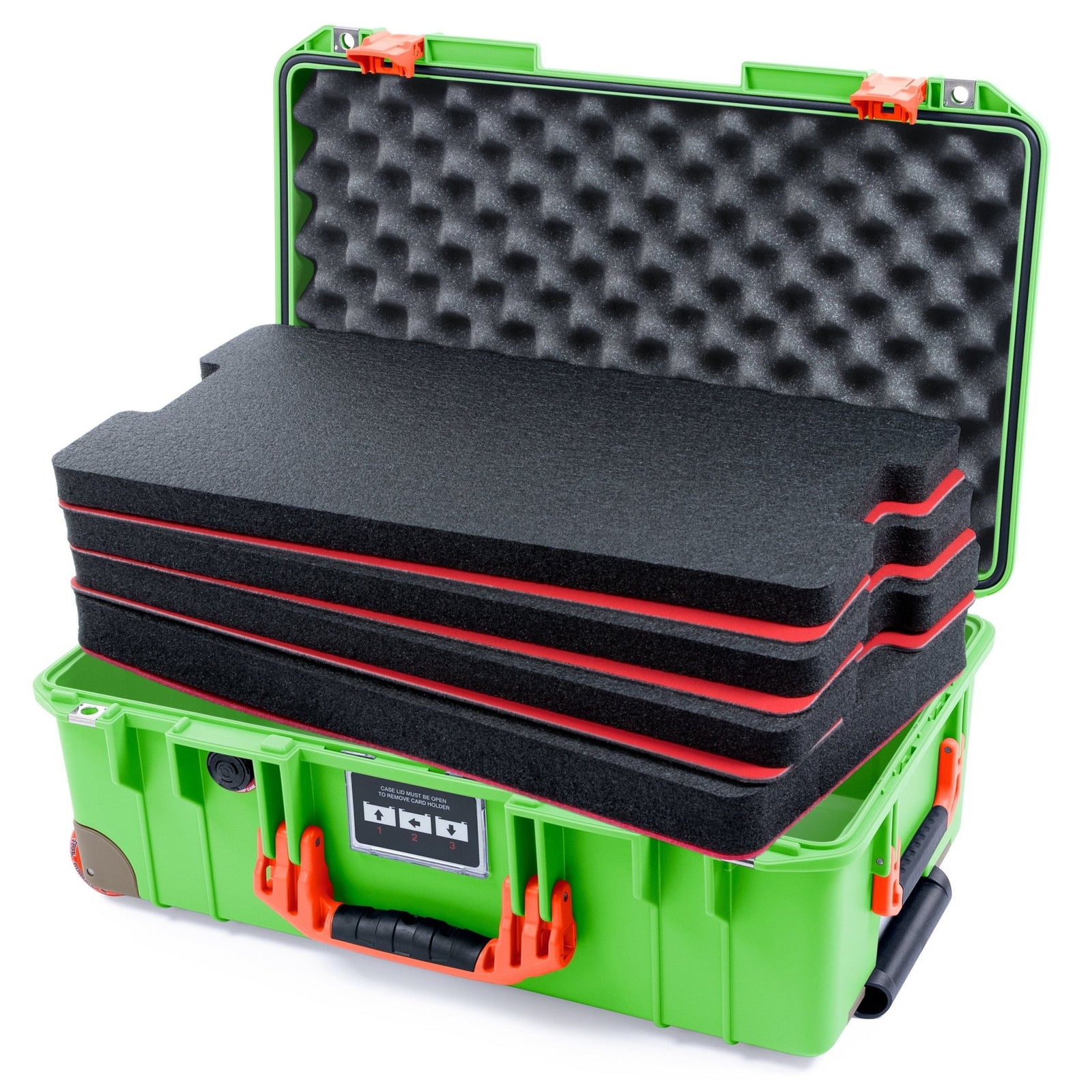 Pelican 1535 Air Retro Remix Case - Michelangelo - DIY Tool Foam Kit / Convoluted Lid Foam