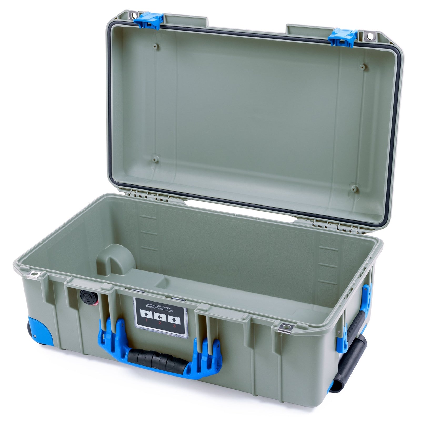Pelican 1535 Air Carry-on Case - Sage & Blue Trolley - Empty