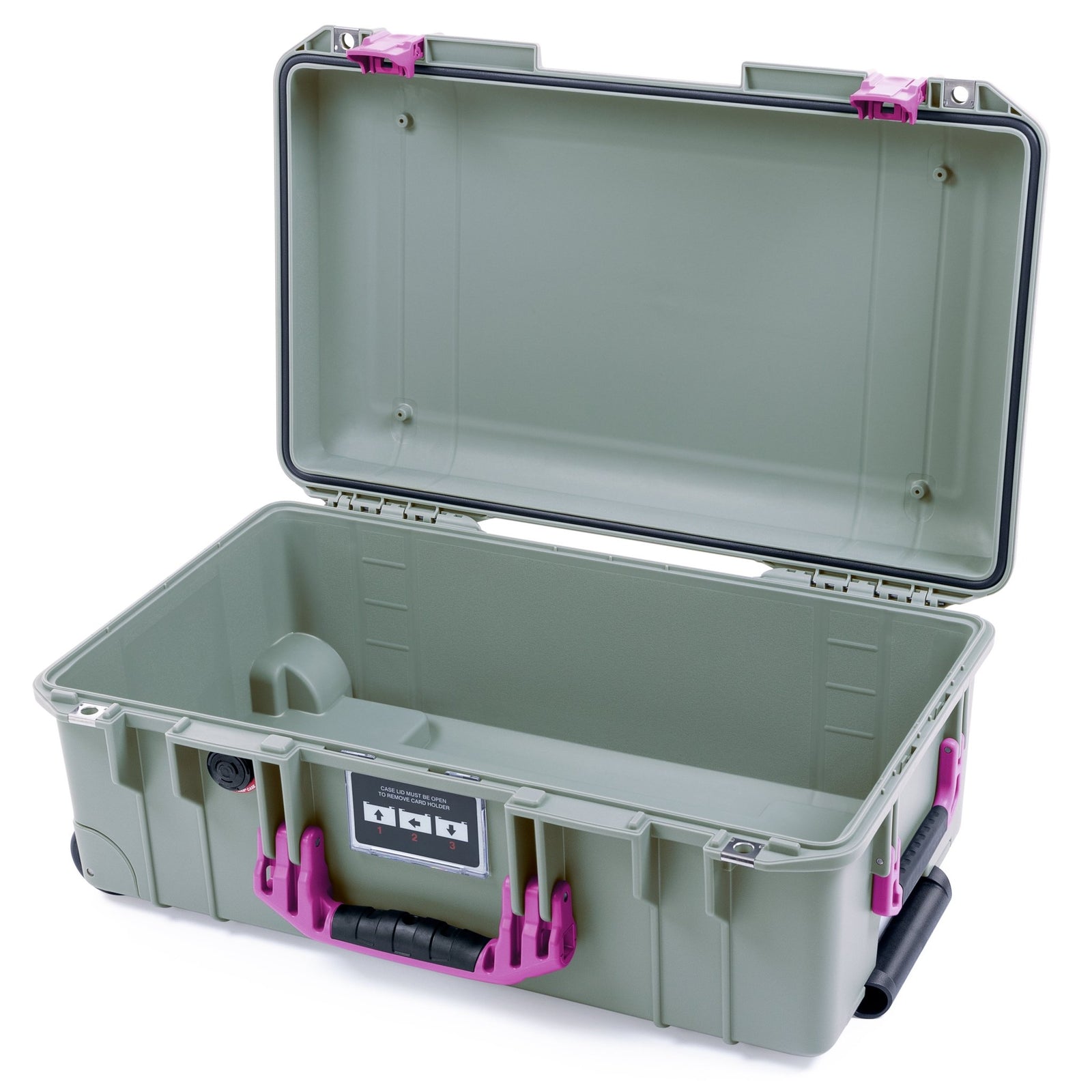 Pelican 1535 Air Carry - on Case - Sage & Magenta - Empty