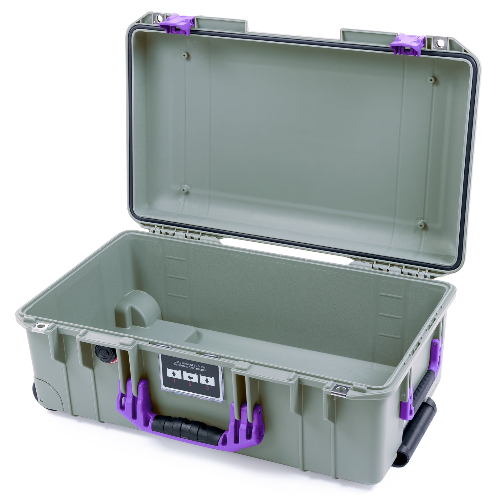 Pelican 1535 Air Carry-on Case - Sage & Purple - Empty