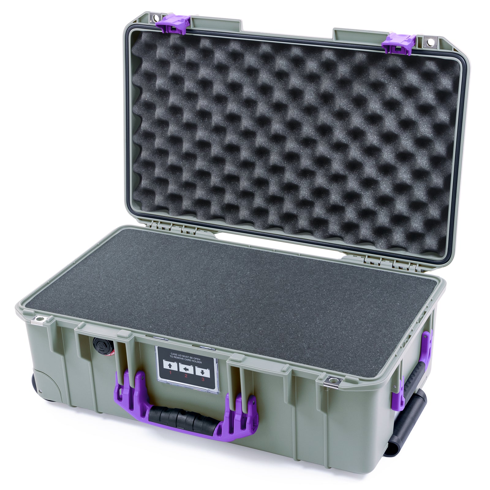 Pelican 1535 Air Carry-on Case - Sage & Purple