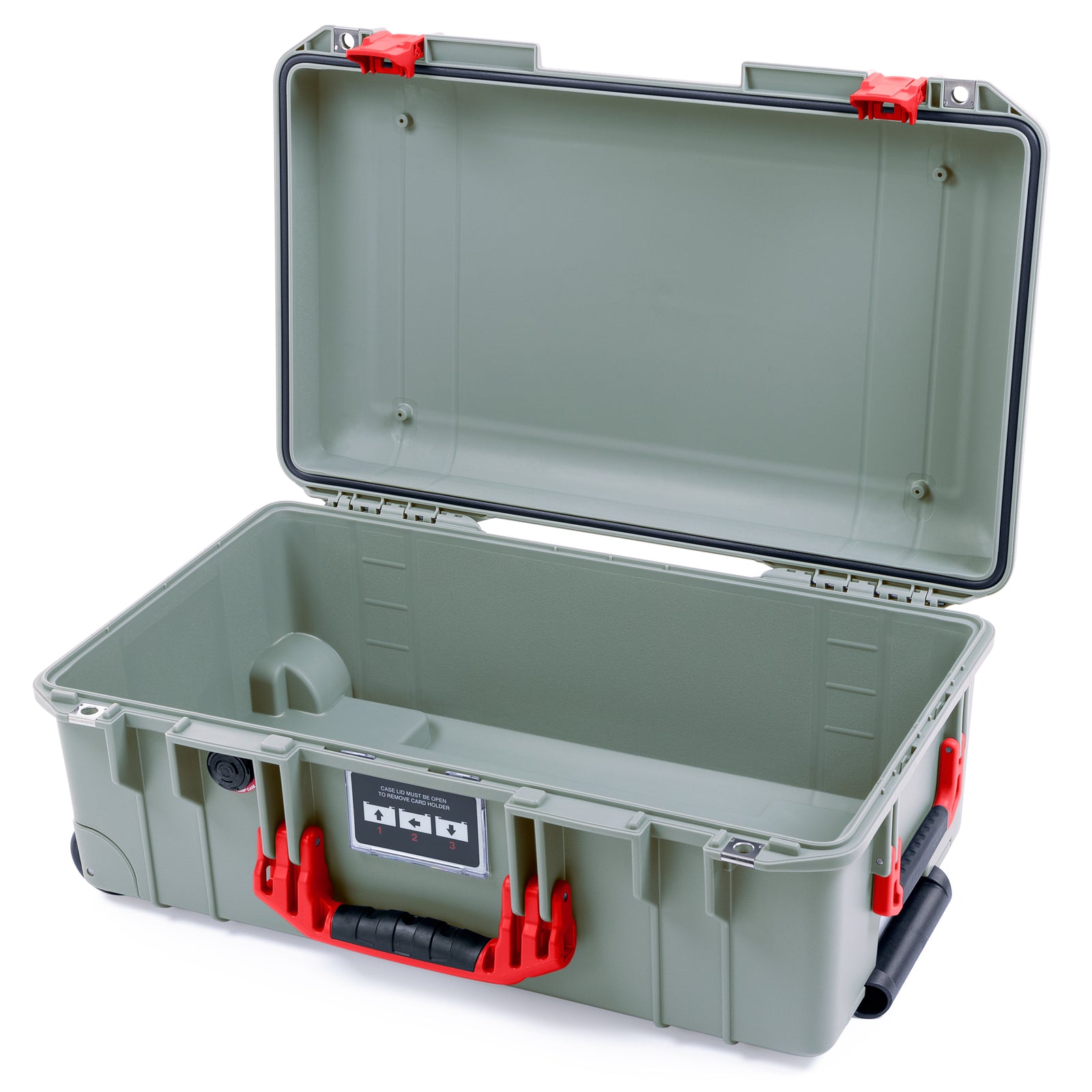 Pelican 1535 Air Carry-on Case - Sage & Red
