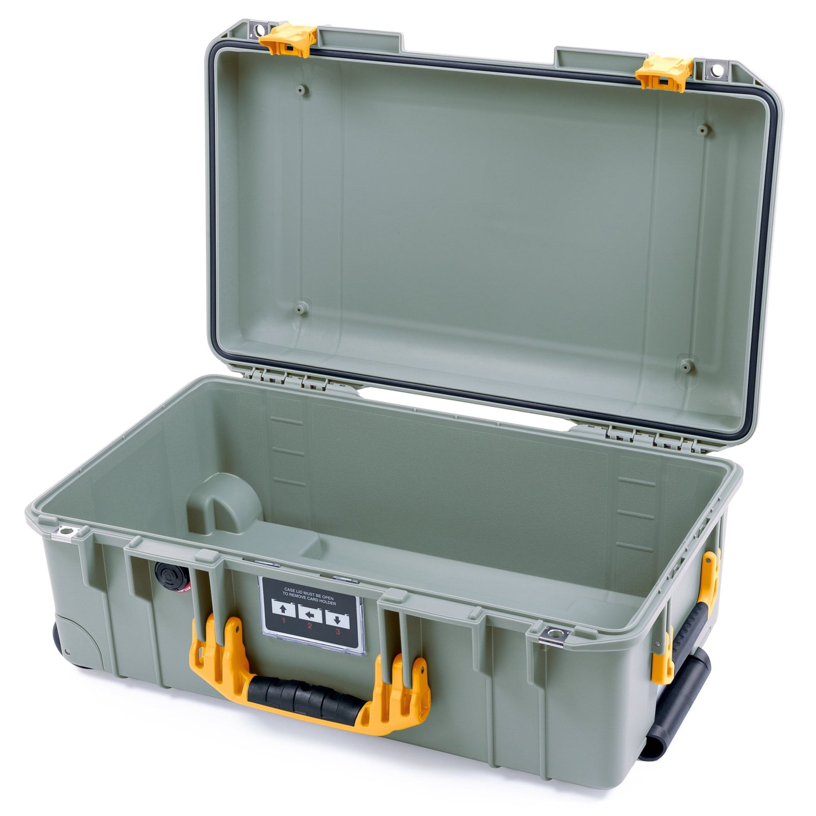 Pelican 1535 Air Carry - on Case - Sage & Yellow - Empty