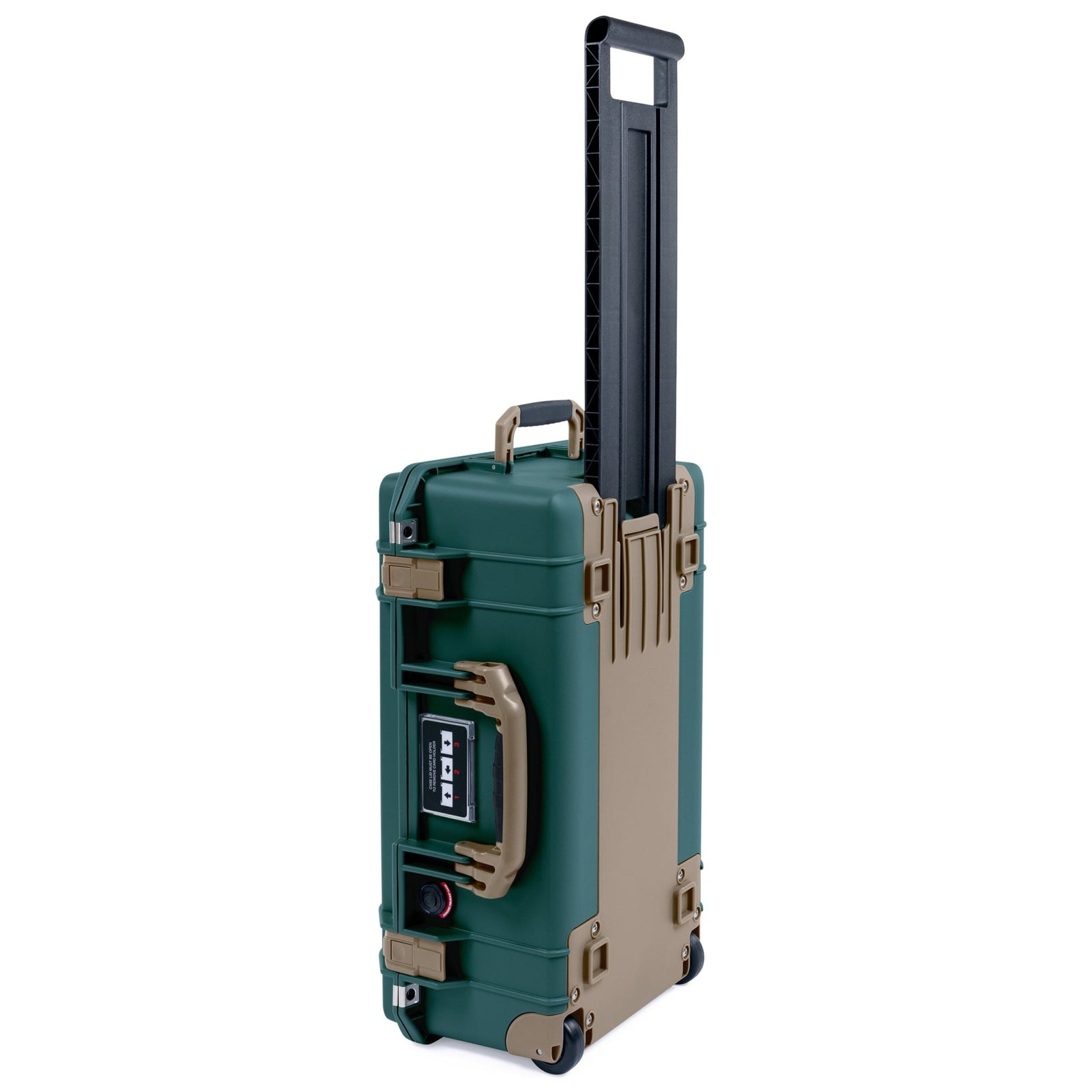 Pelican 1535 Air Carry - on Case - Trekking Green & Dark Desert Dirt Trolley - Empty