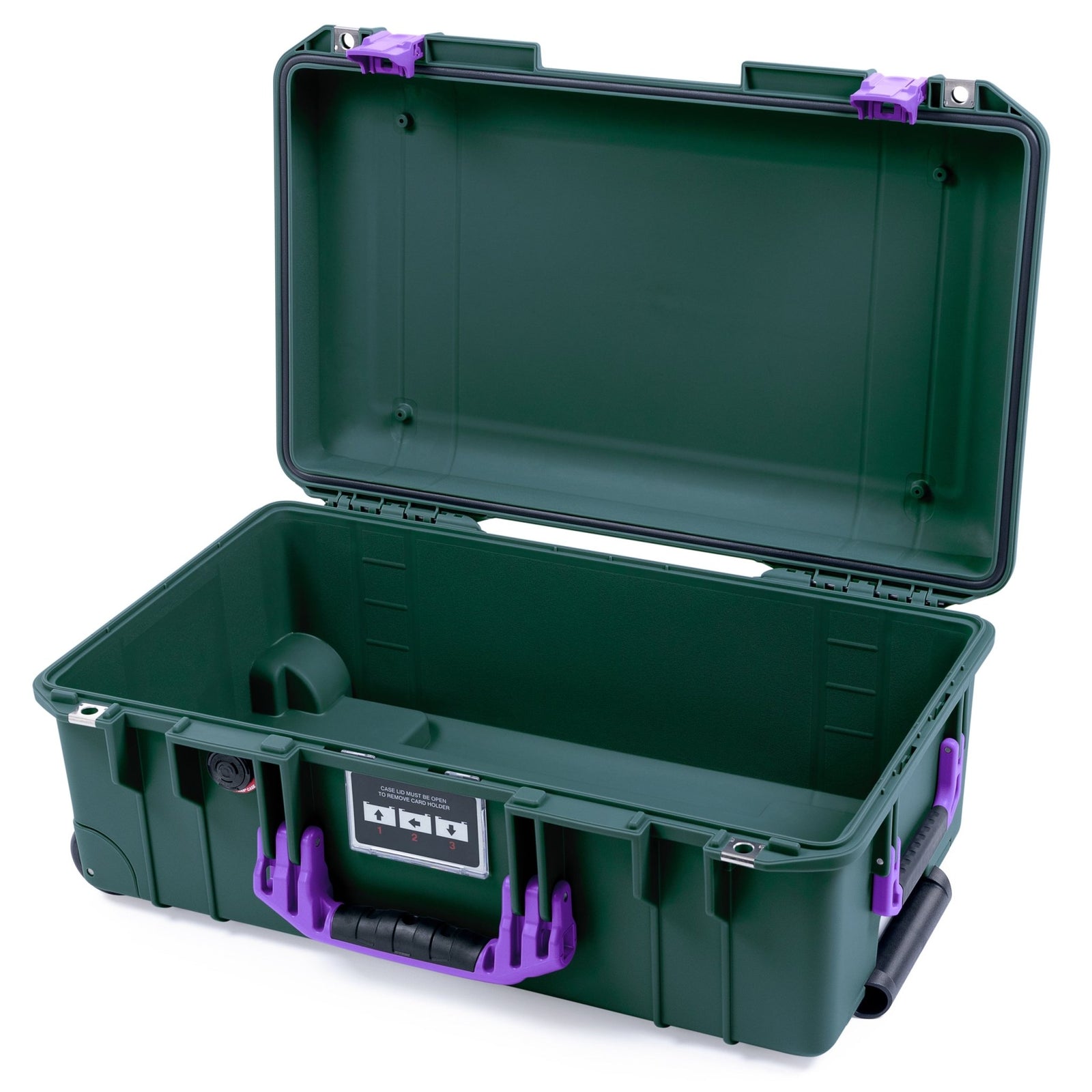 Pelican 1535 Air Carry - on Case - Trekking Green & Purple - Empty