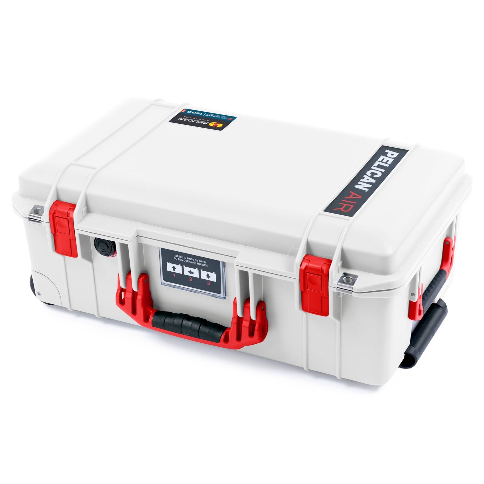 Pelican 1535 Air Carry - on Case - Whiteout & Red - Empty