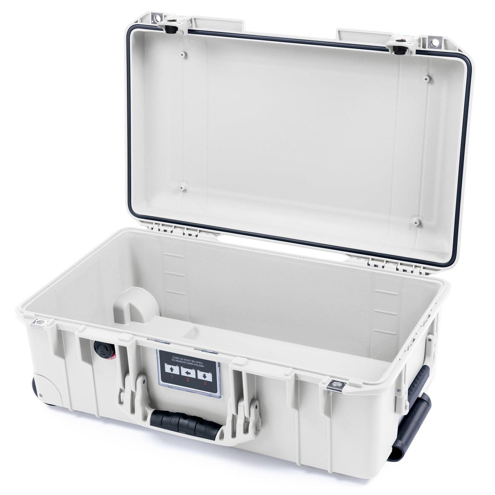 Pelican 1535 Air Carry - on Case - Whiteout & White TSA Latches - Empty