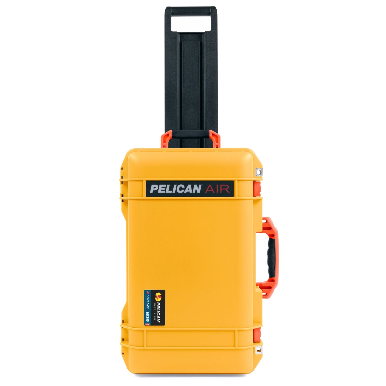 Pelican 1535 Air Carry-on Case - Yellow & Orange Trolley