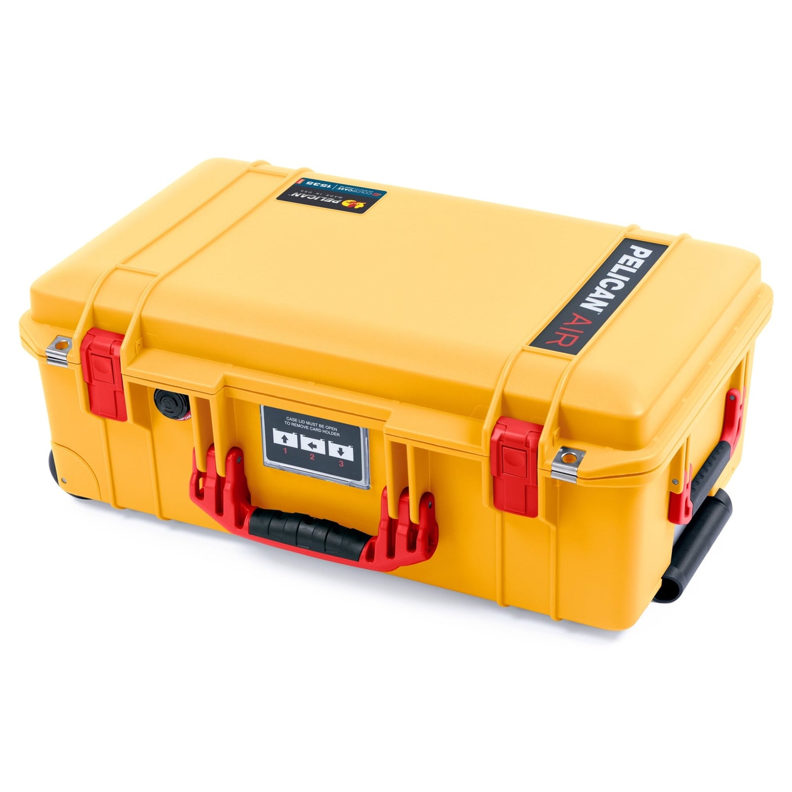 Pelican 1535 Air Carry - on Case - Yellow & Red - Empty