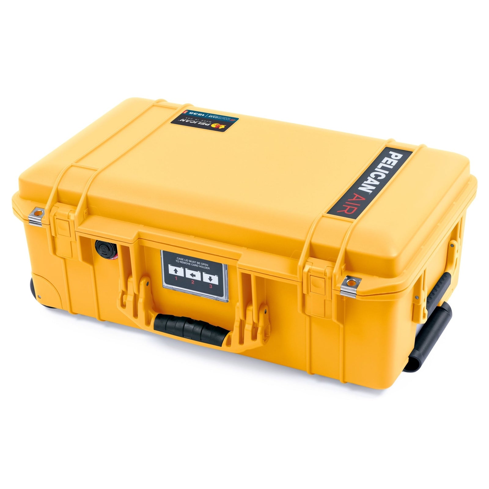 Pelican 1535 Air Carry - on Case - Yellow - Empty