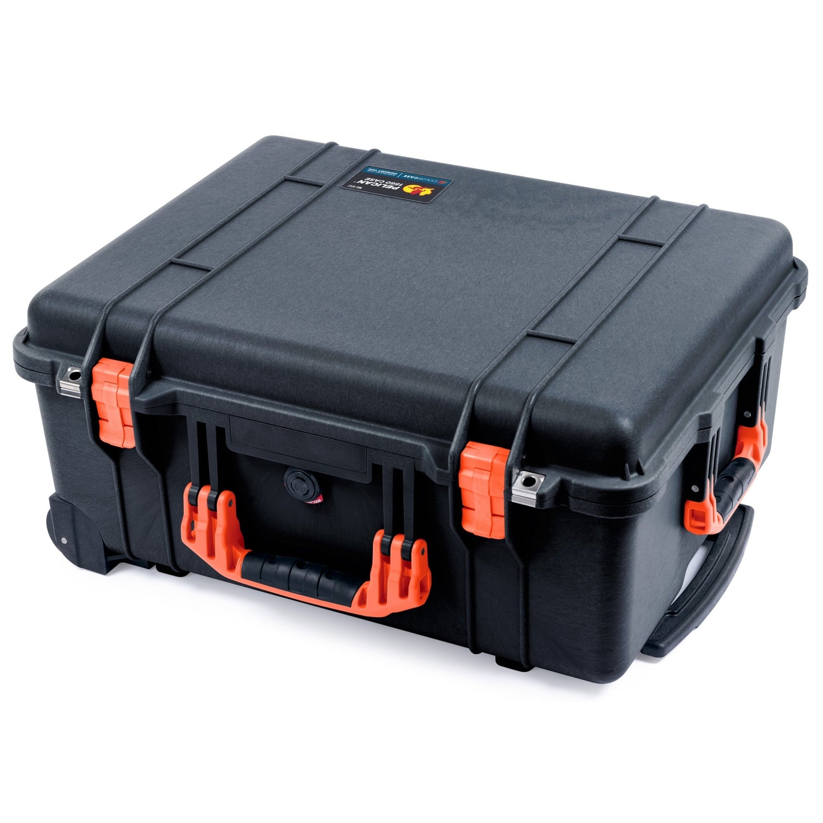 Pelican 1560 Case - Black & Orange - None (Case Only)