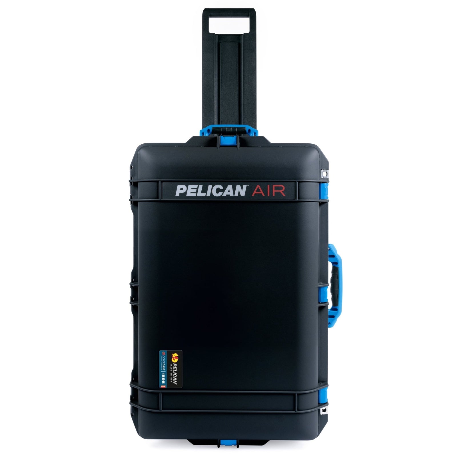 Pelican 1595 Air Case - Black & Blue Trolley - Empty